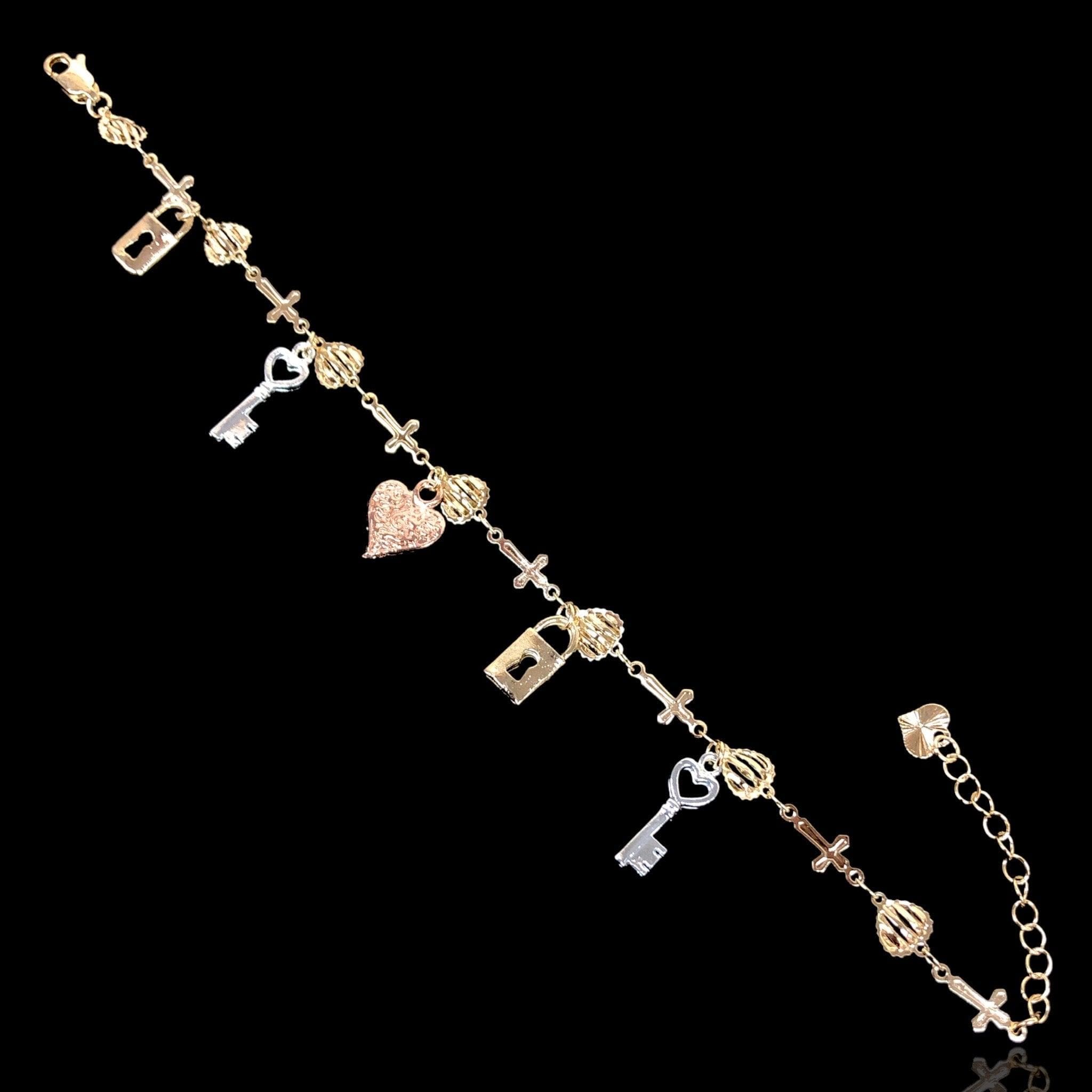 OLB 0214 (PACK OF 6) -18K Gold Filled Oro Laminado BRACELET - KUANIA