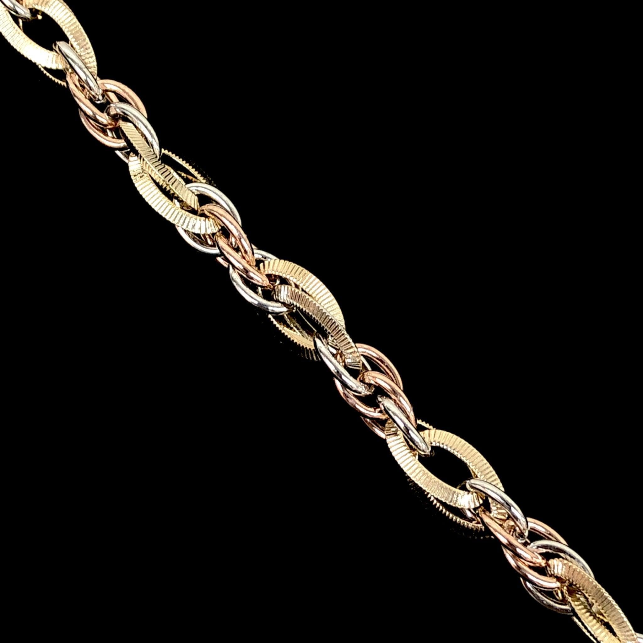 OLB 0228 -18K Gold Filled Oro Laminado BRACELET, NEW - KUANIA