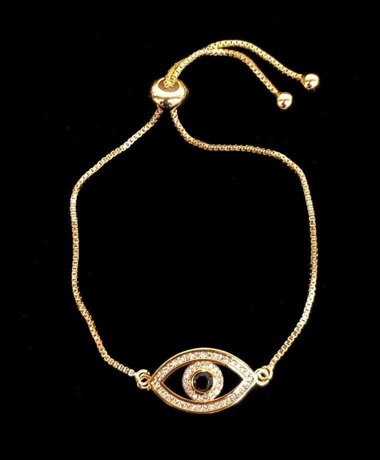 OLB0071 -18K Gold Filled Oro Laminado ADJUSTABLE, BRACELET, NEW - KUANIA
