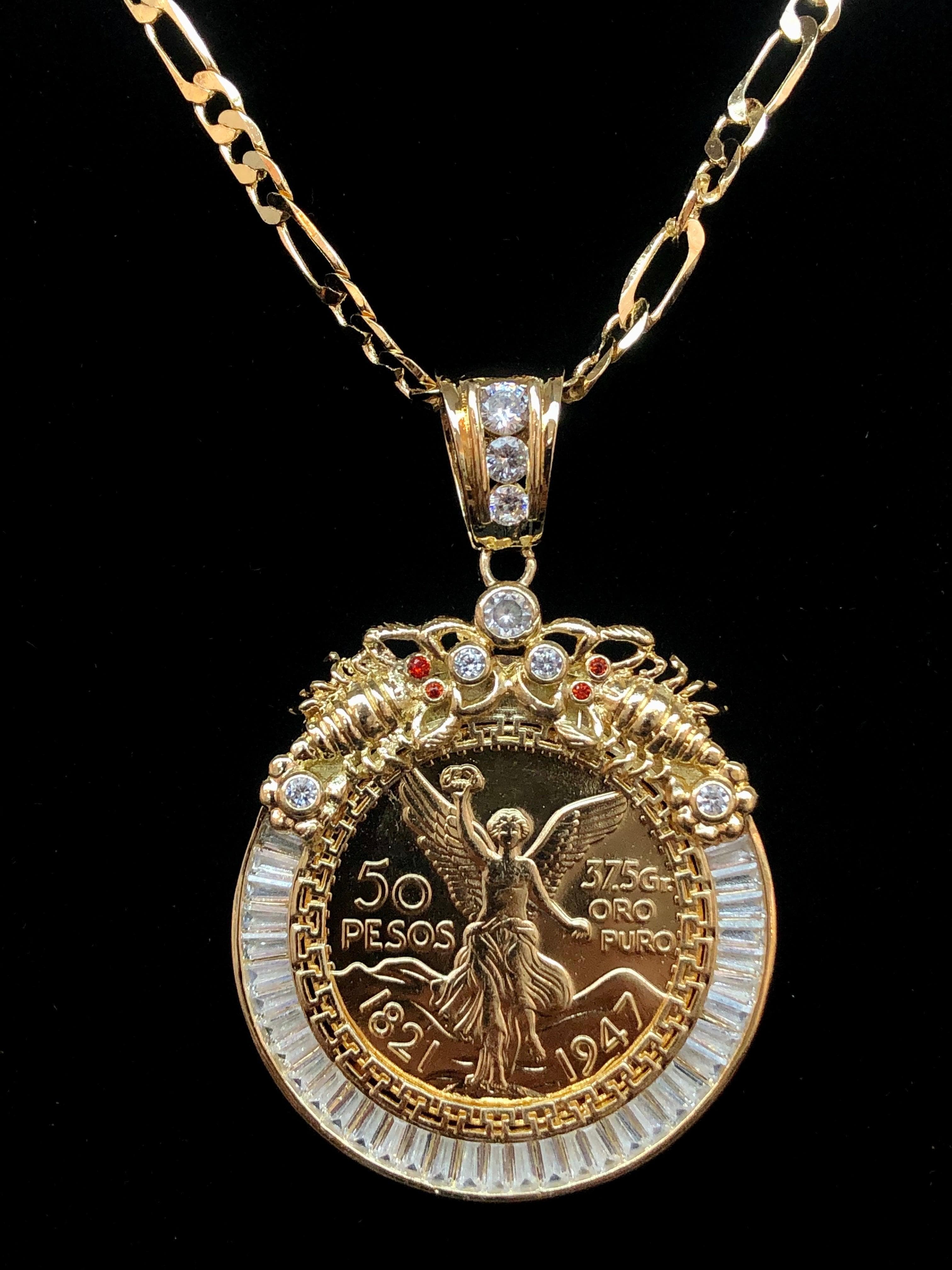 OLC 0001 -18K Gold Filled Oro Laminado CENTANARIO, NEW - KUANIA
