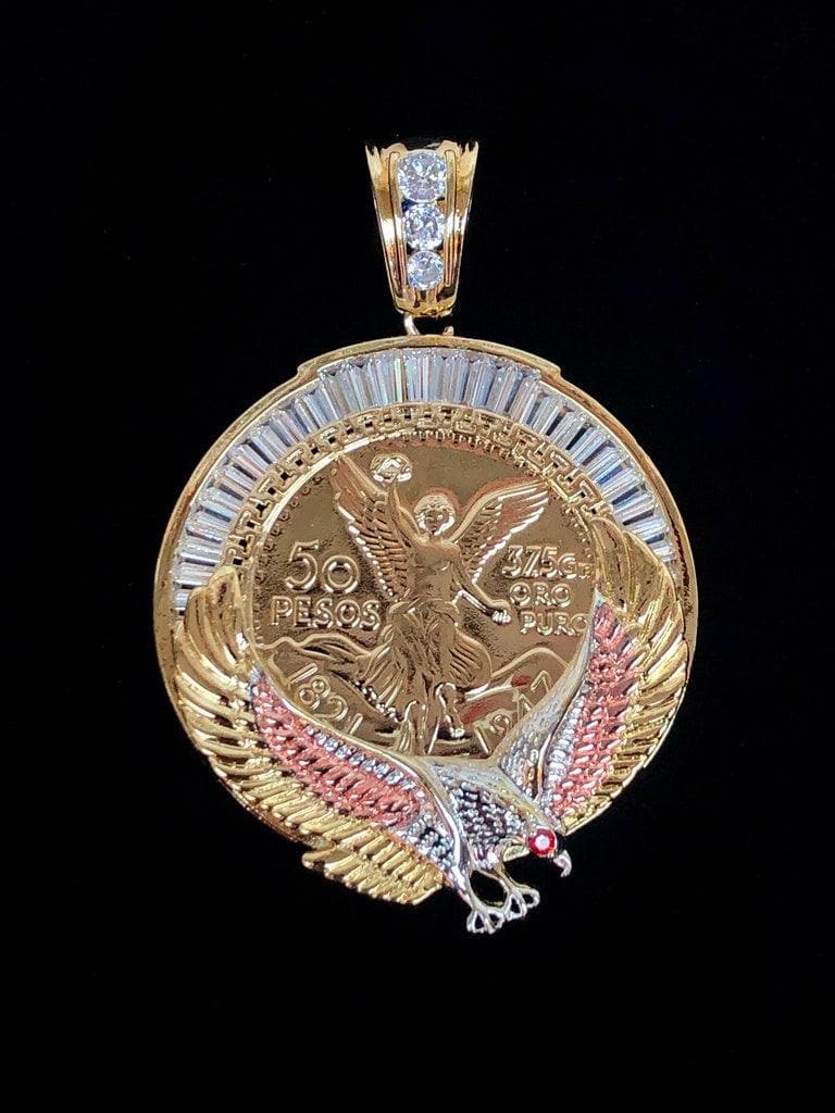 OLC 0009 -18K Gold Filled Oro Laminado CENTANARIO, COIN, NEW - KUANIA