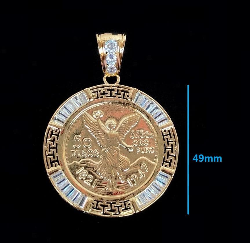 OLC 0011 -18K Gold Filled Oro Laminado CENTANARIO, COIN, NEW - KUANIA