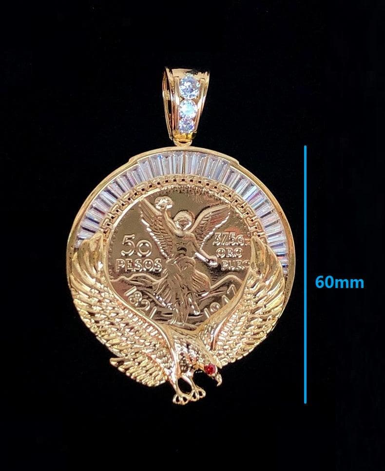 OLC 0017 -18K Gold Filled Oro Laminado CENTANARIO, COIN, NEW - KUANIA