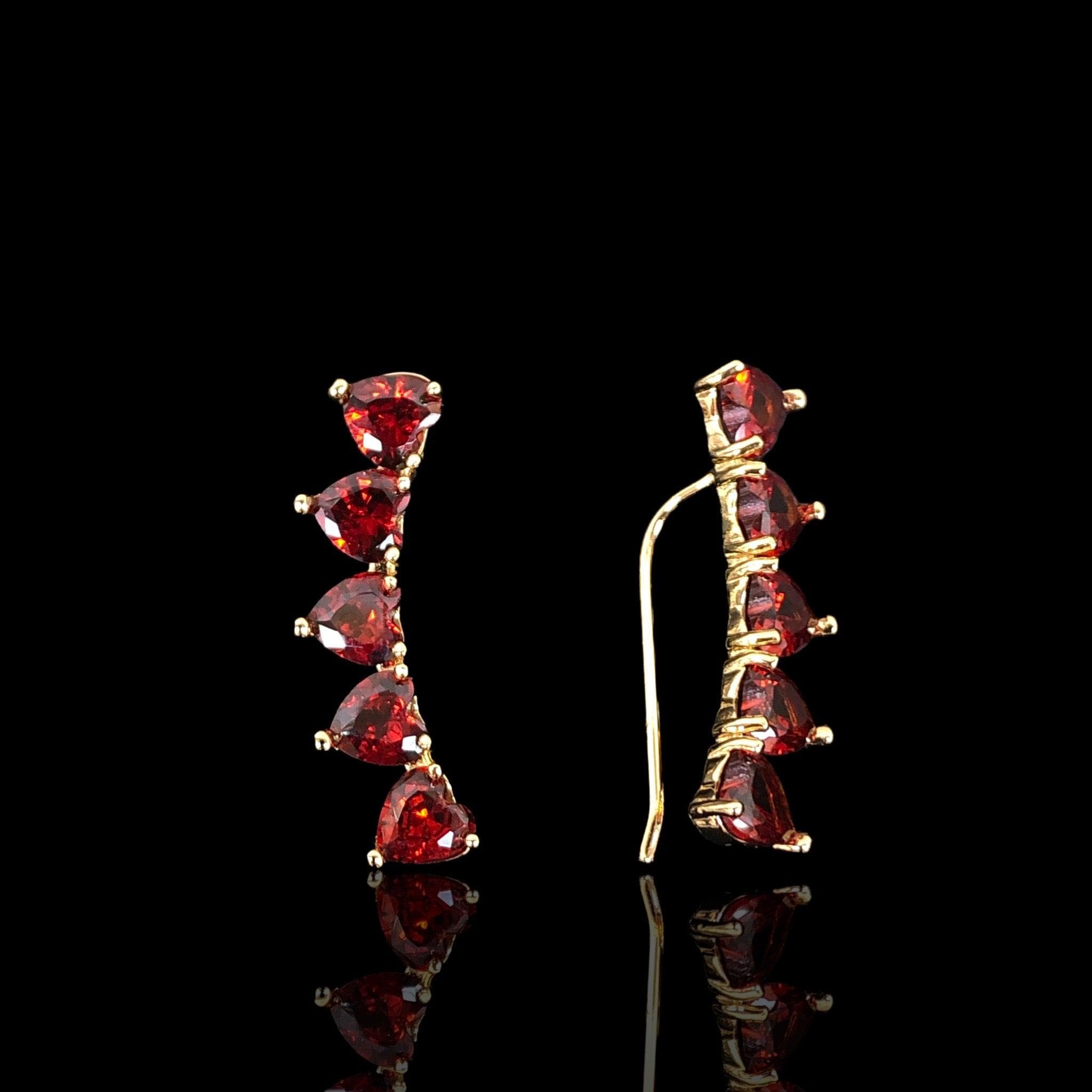 OLE 0001 -18K Gold Filled Oro Laminado EARRINGS, NEW - KUANIA