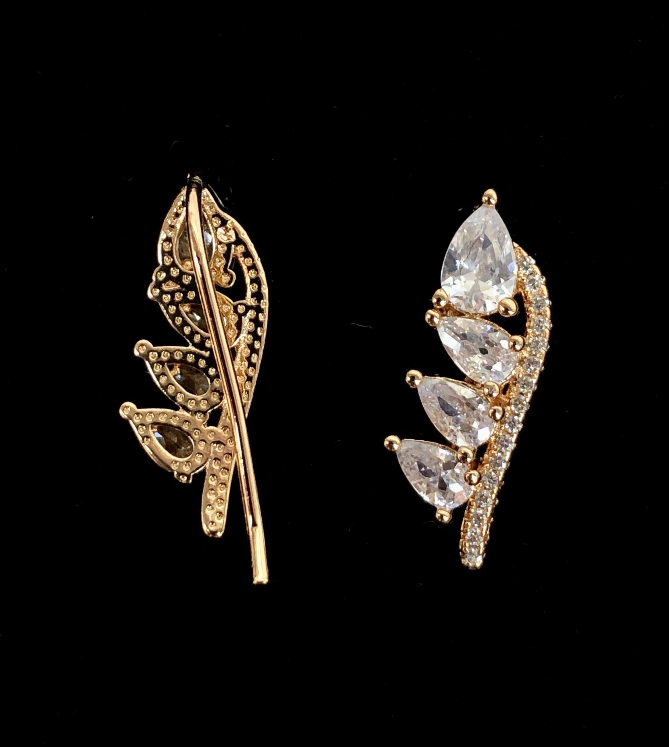 OLE 0005 -18K Gold Filled Oro Laminado EARRINGS, NEW - KUANIA