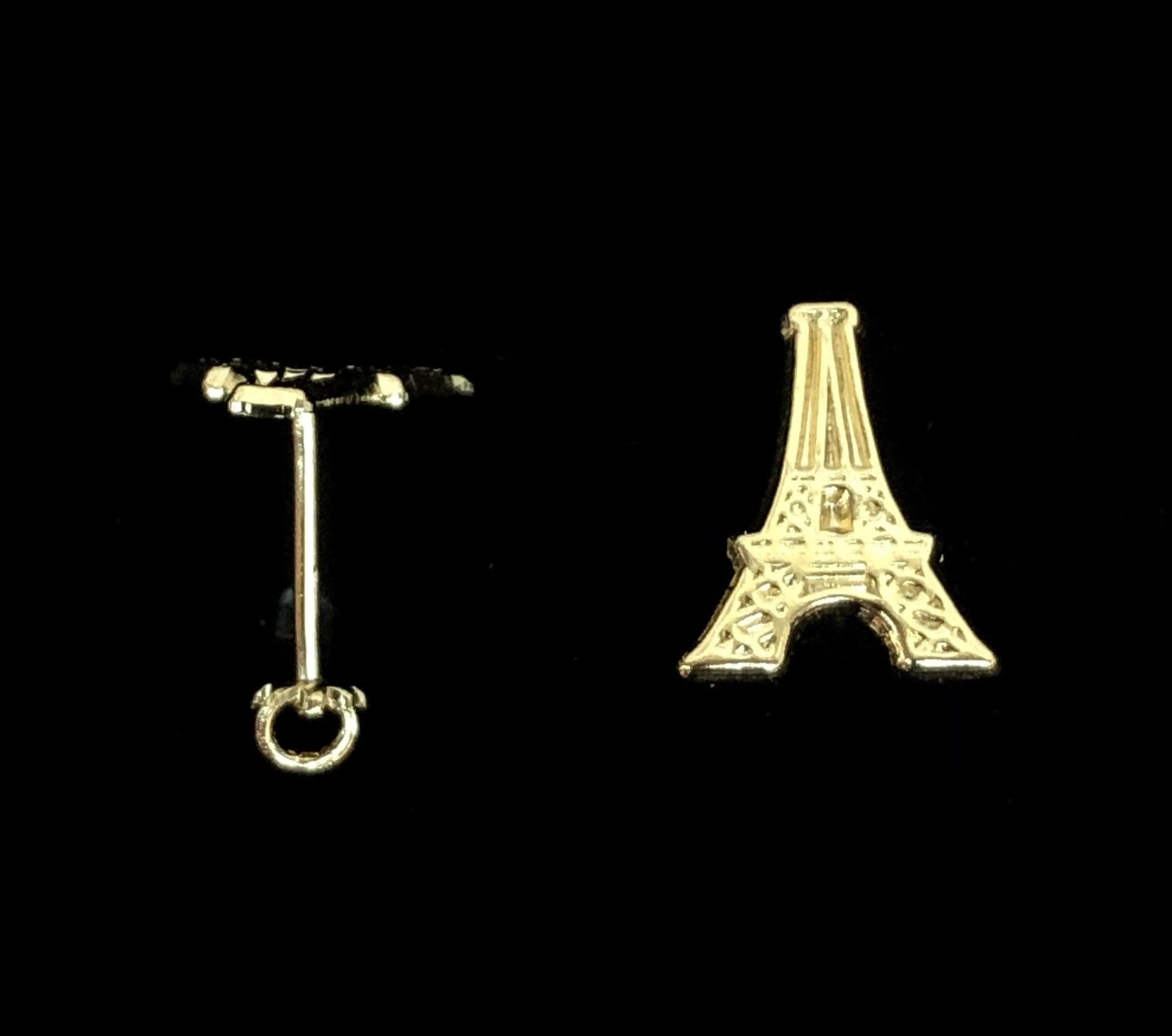 OLE 0037 -18K Gold Filled Oro Laminado EARRINGS, NEW - KUANIA