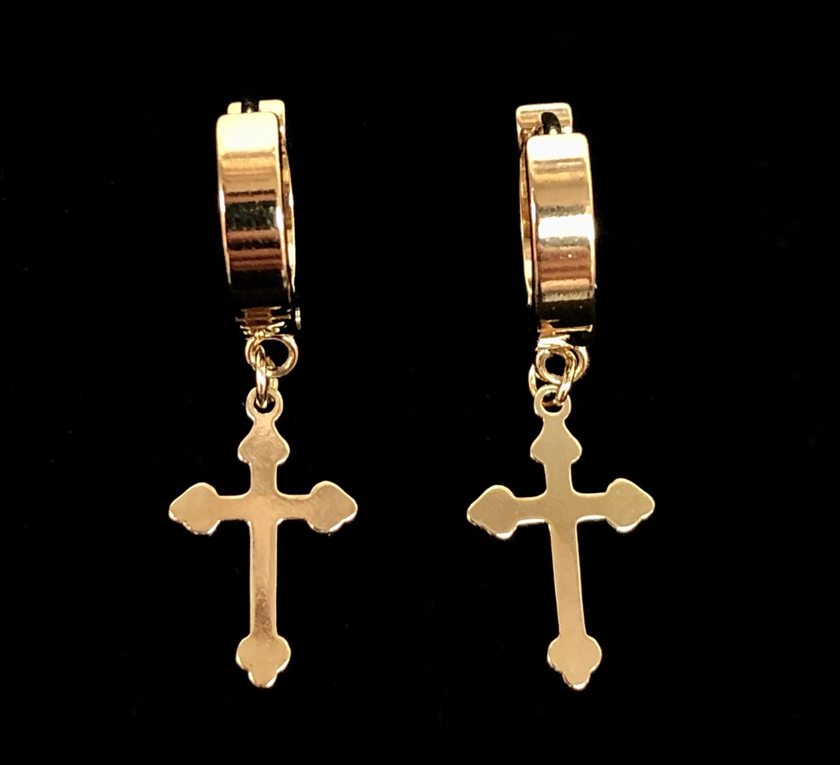 OLE 0069 -18K Gold Filled Oro Laminado EARRINGS, NEW - KUANIA