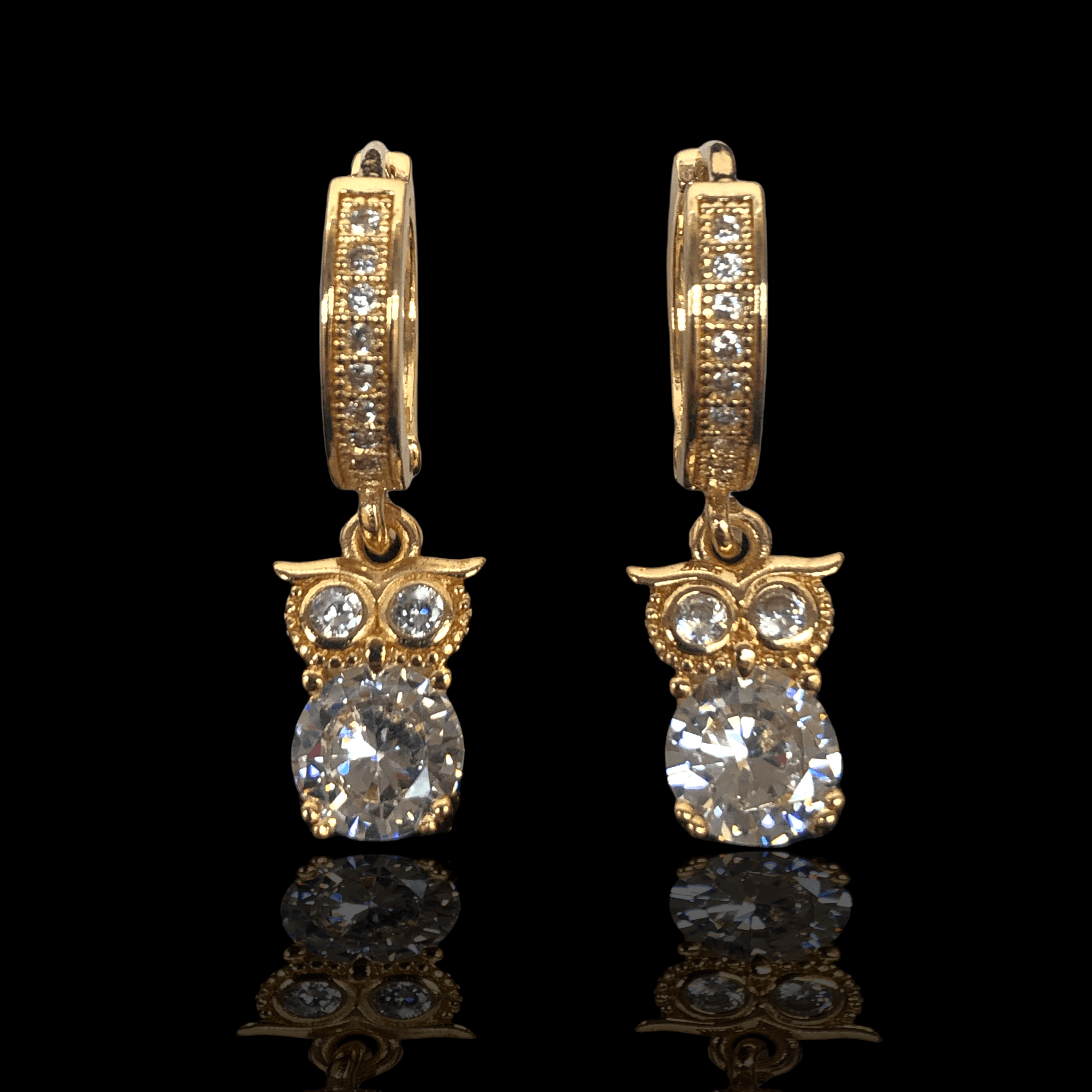 OLE 0172 -18K Gold Filled Oro Laminado EARRINGS - KUANIA