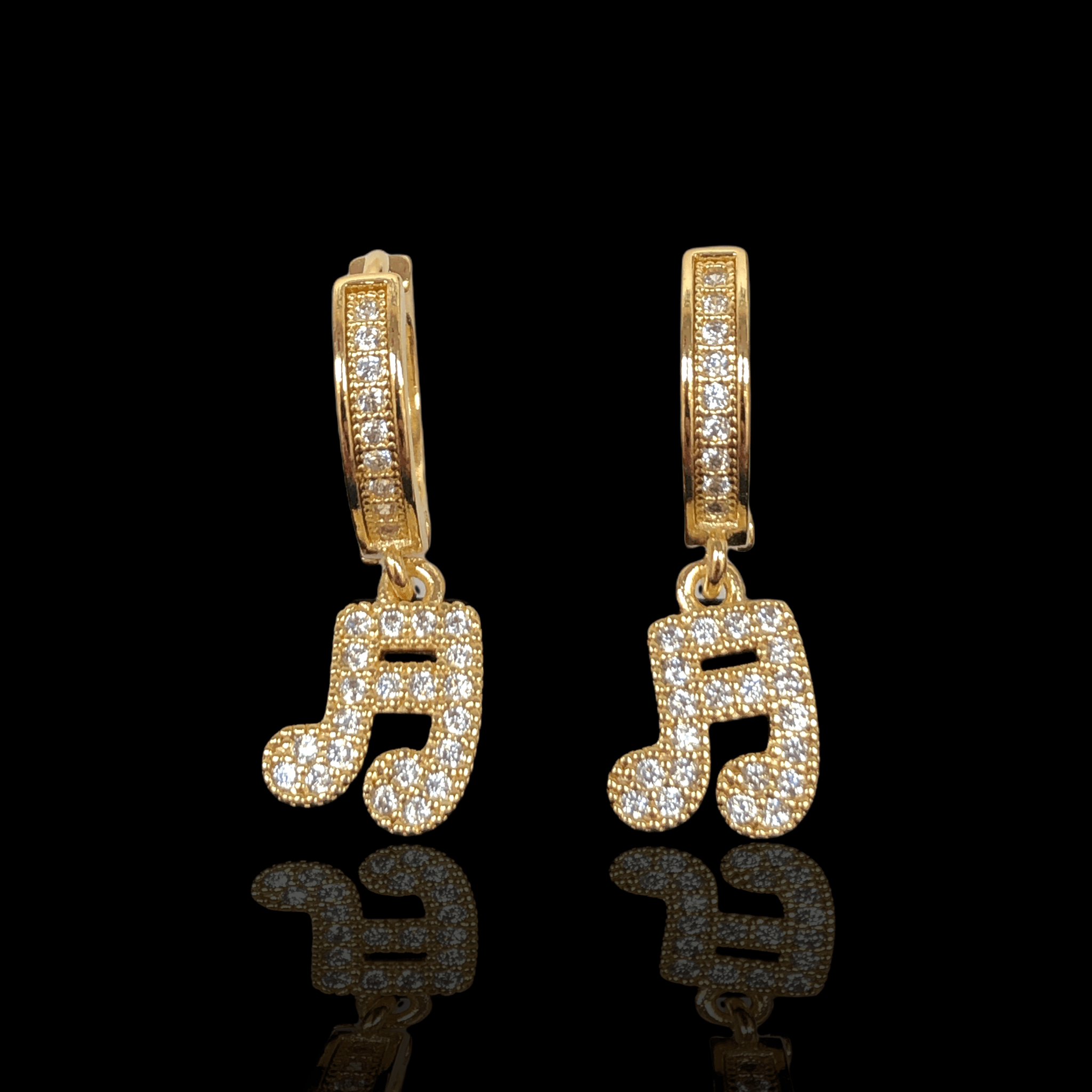 OLE 0228 -18K Gold Filled Oro Laminado EARRINGS, NEW - KUANIA