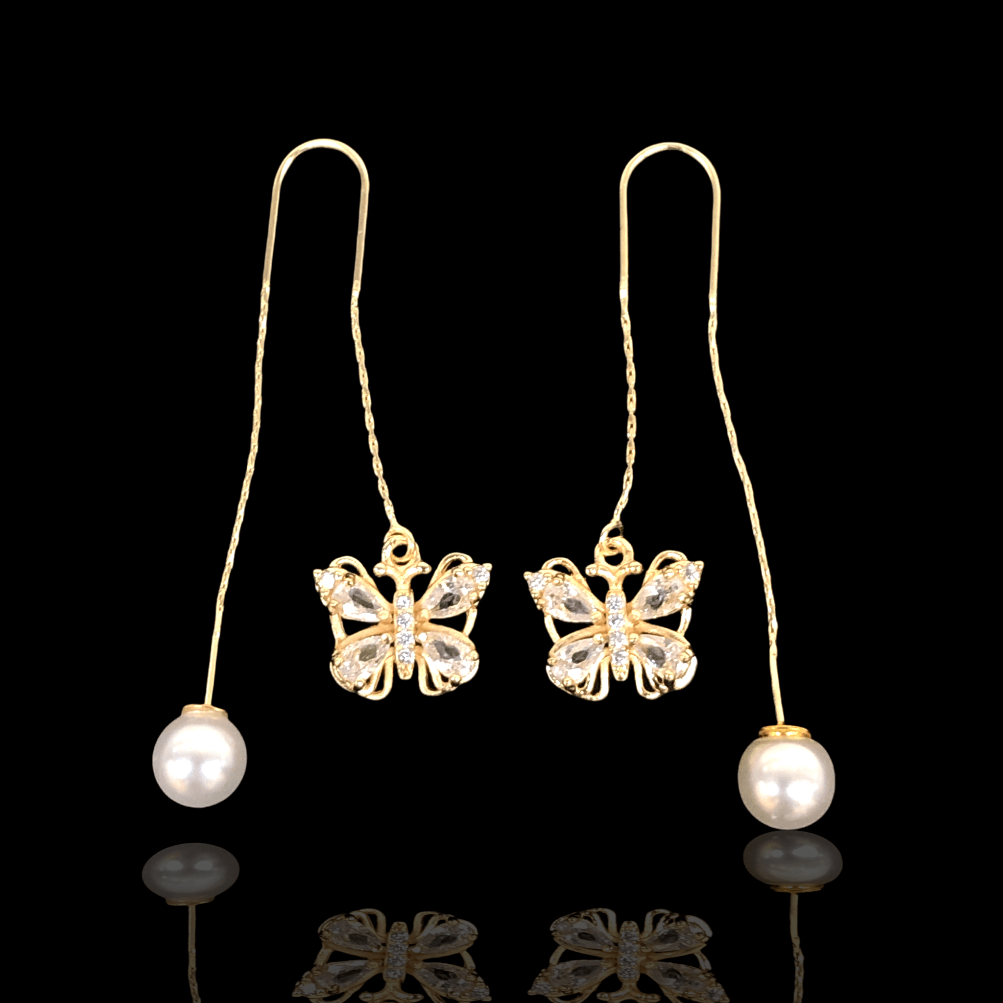 OLE 0249 -18K Gold Filled Oro Laminado EARRINGS - KUANIA