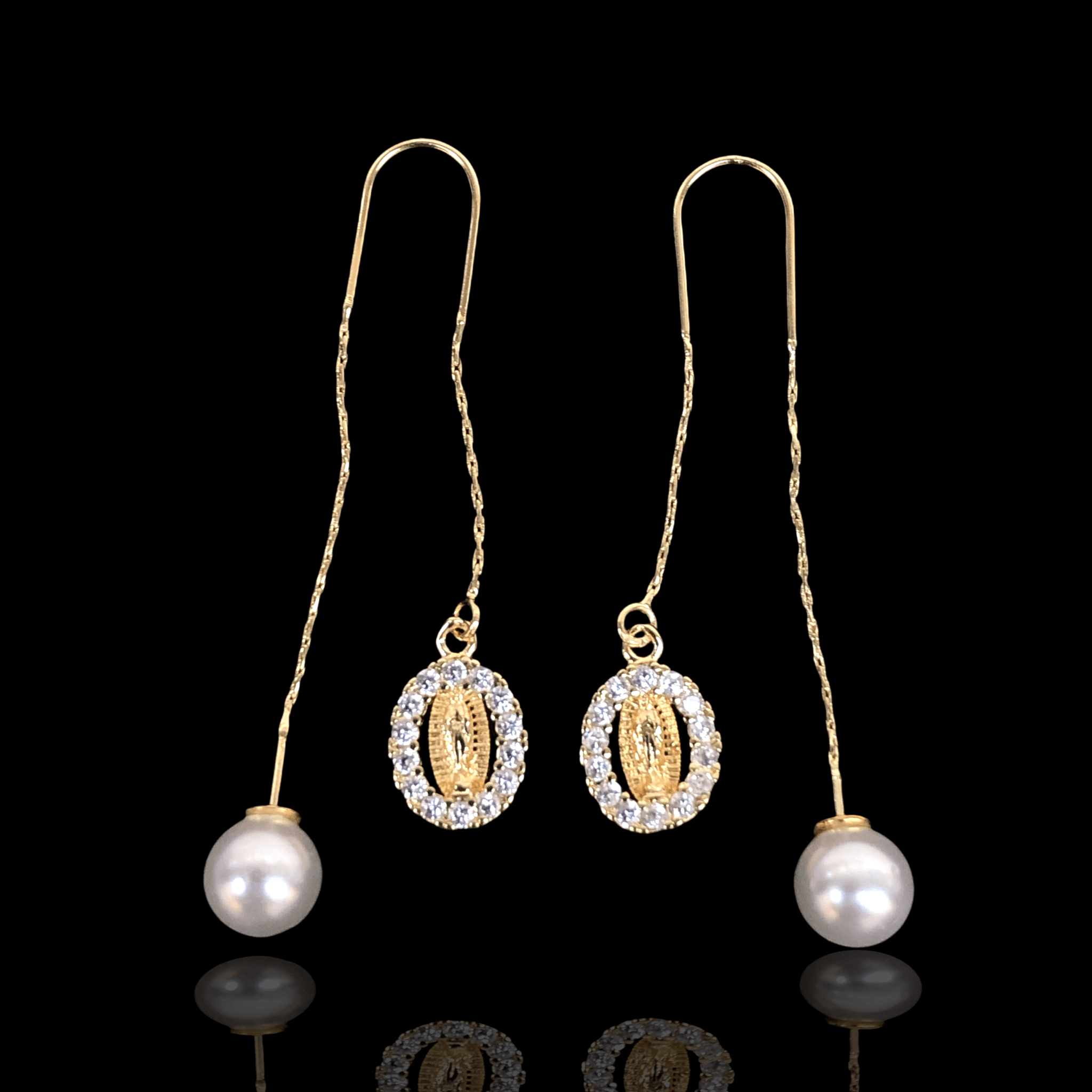 OLE 0254 -18K Gold Filled Oro Laminado EARRINGS - KUANIA