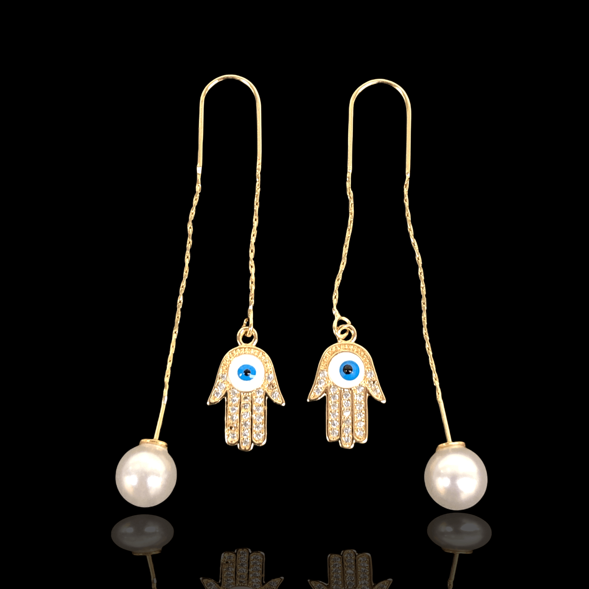 OLE 0258 -18K Gold Filled Oro Laminado EARRINGS - KUANIA