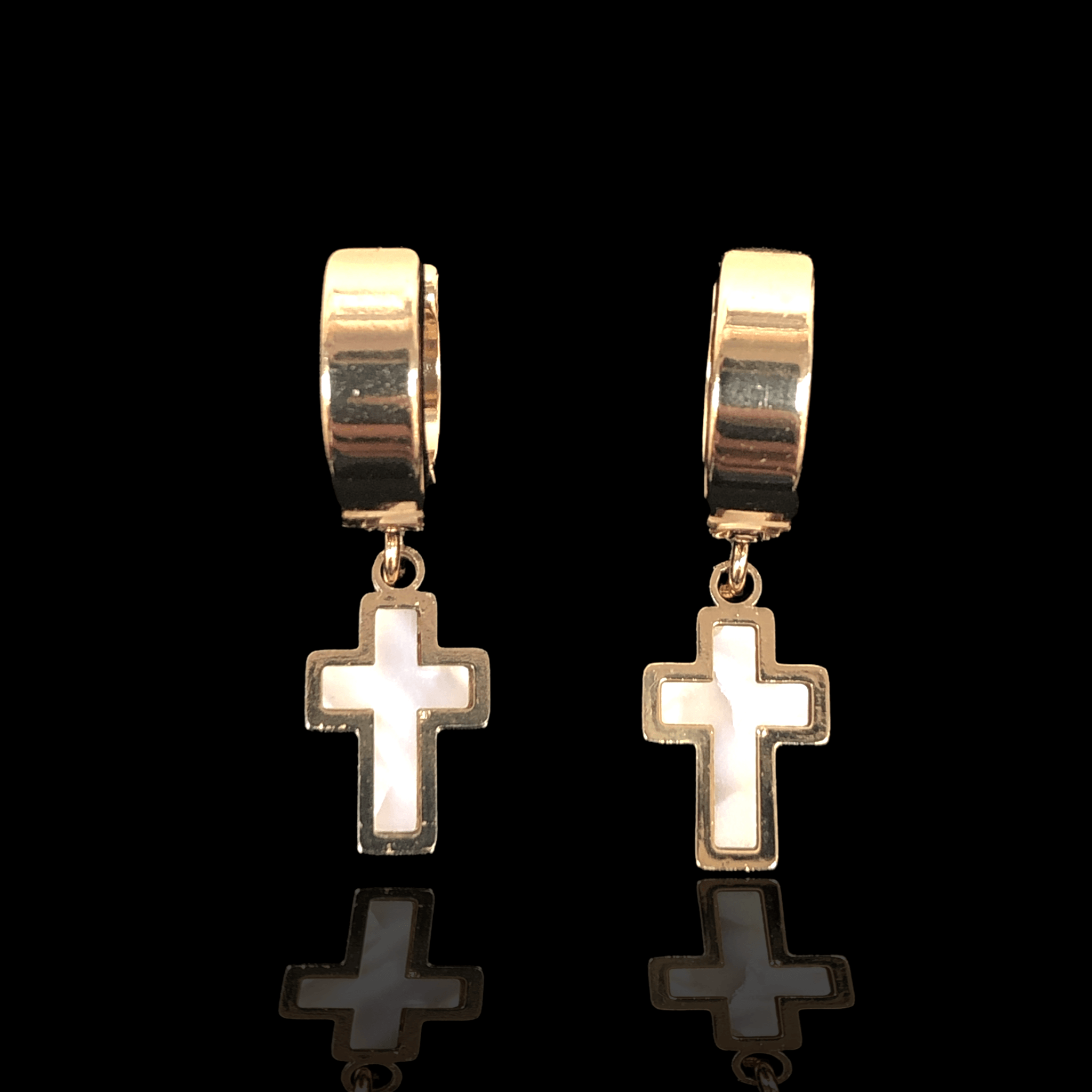 OLE 0263 -18K Gold Filled Oro Laminado EARRINGS, NEW - KUANIA