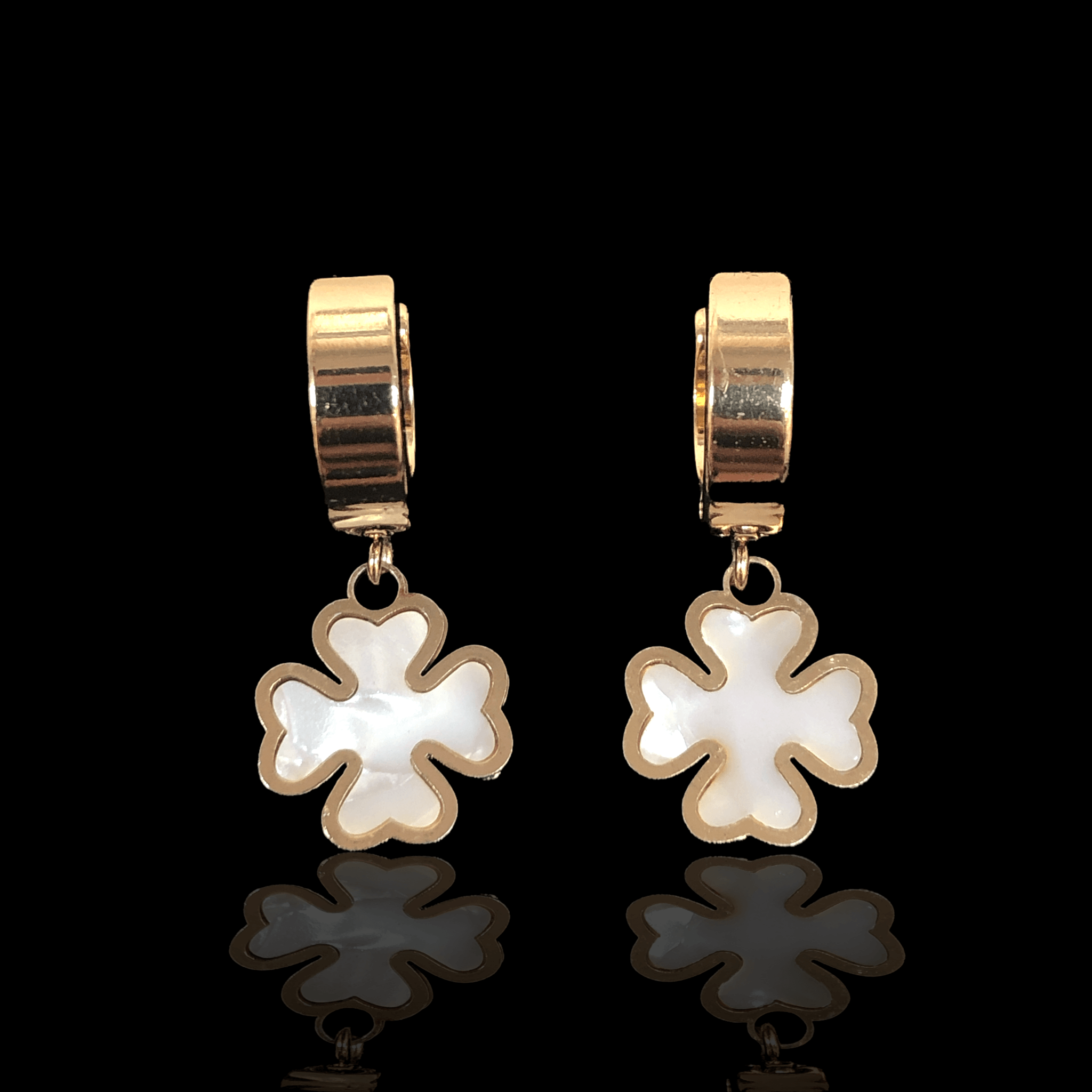 OLE 0264 -18K Gold Filled Oro Laminado EARRINGS, NEW - KUANIA