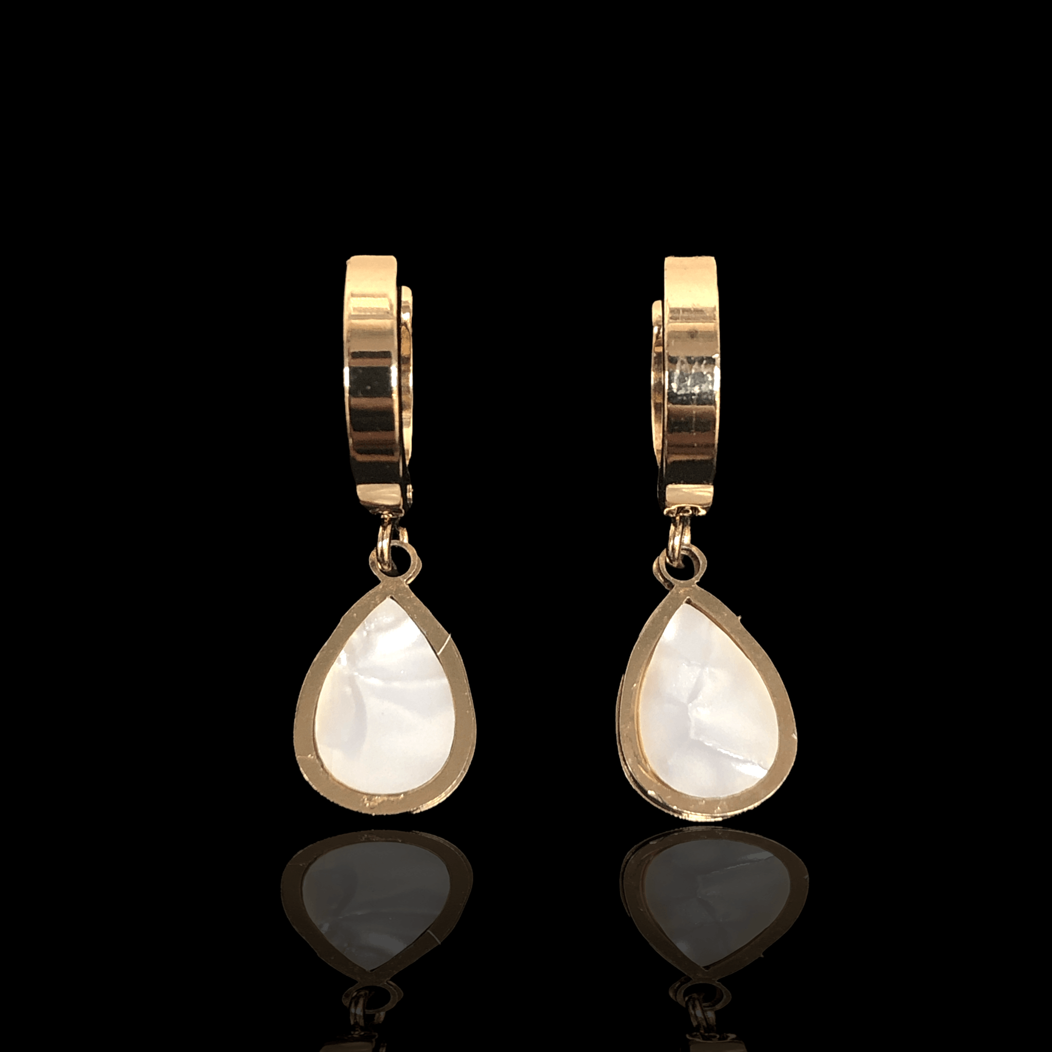 OLE 0271 -18K Gold Filled Oro Laminado EARRINGS, NEW - KUANIA