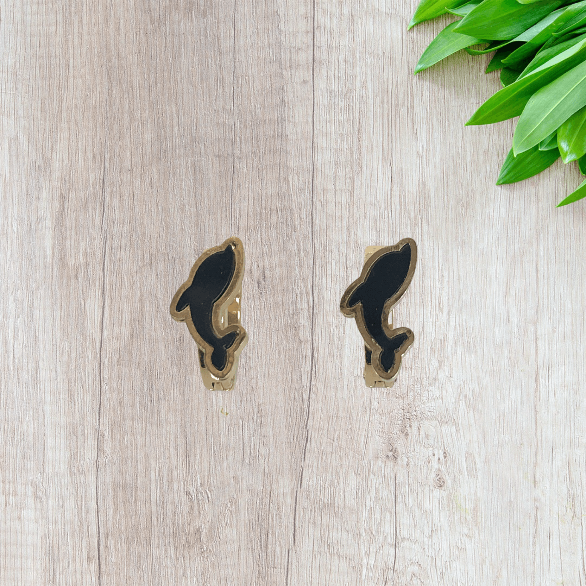 OLE 0278 -18K Gold Filled Oro Laminado EARRINGS, NEW - KUANIA