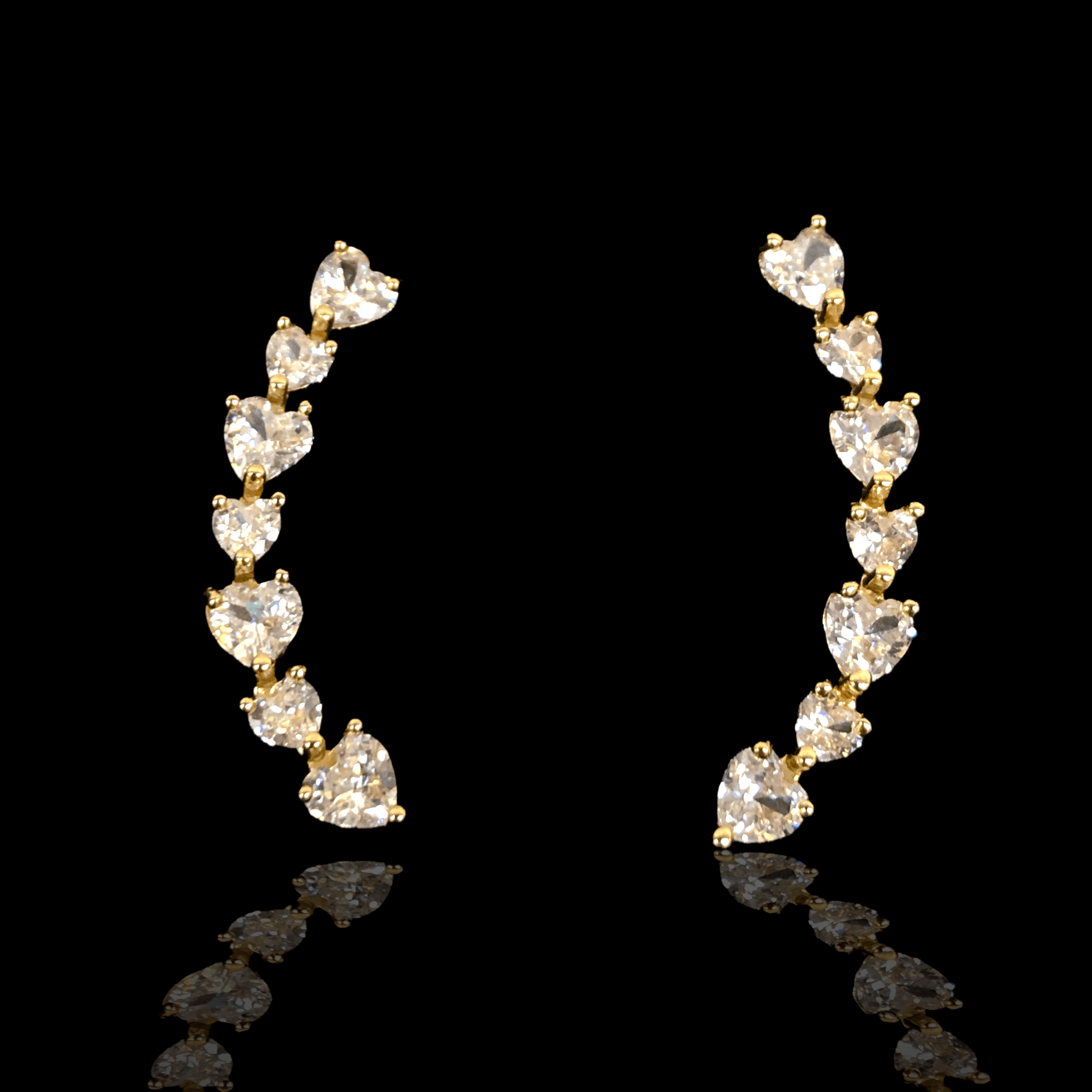 OLE 0292 -18K Gold Filled Oro Laminado EARRINGS, NEW - KUANIA