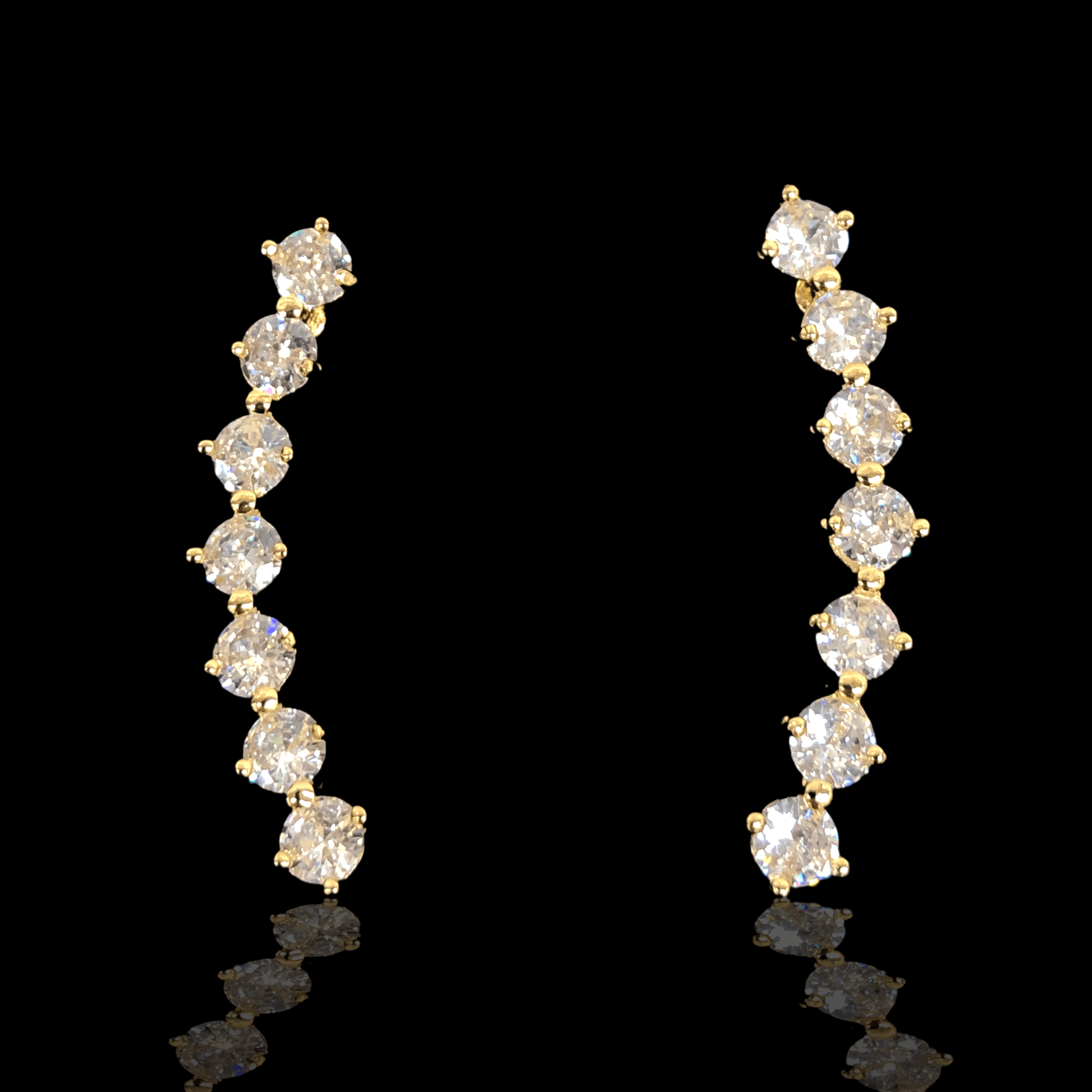 OLE 0293 -18K Gold Filled Oro Laminado EARRINGS - KUANIA