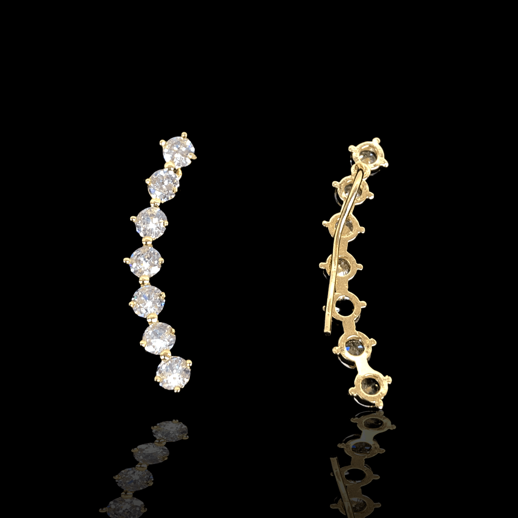 OLE 0293 -18K Gold Filled Oro Laminado EARRINGS - KUANIA