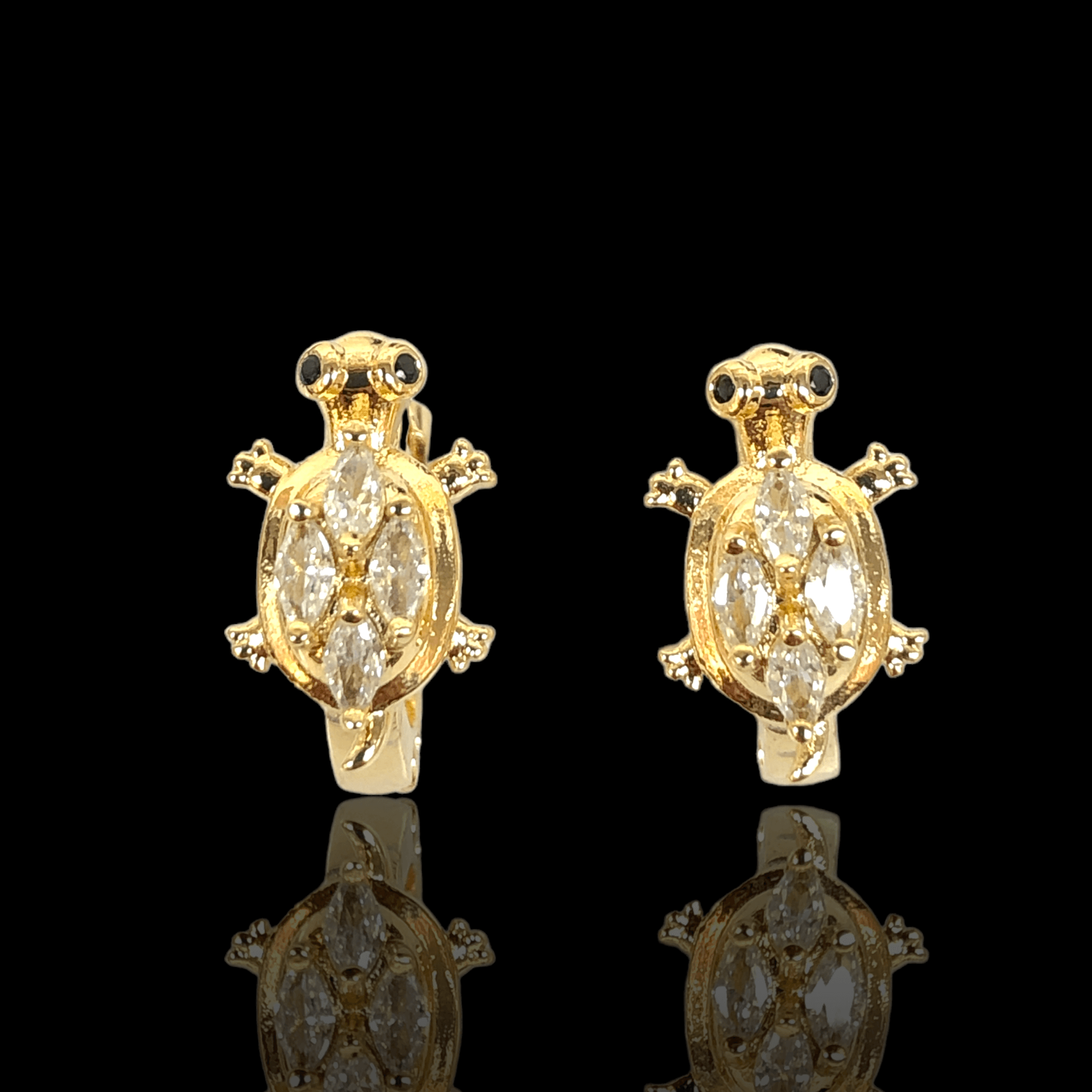 OLE 0316 -18K Gold Filled Oro Laminado EARRINGS - KUANIA