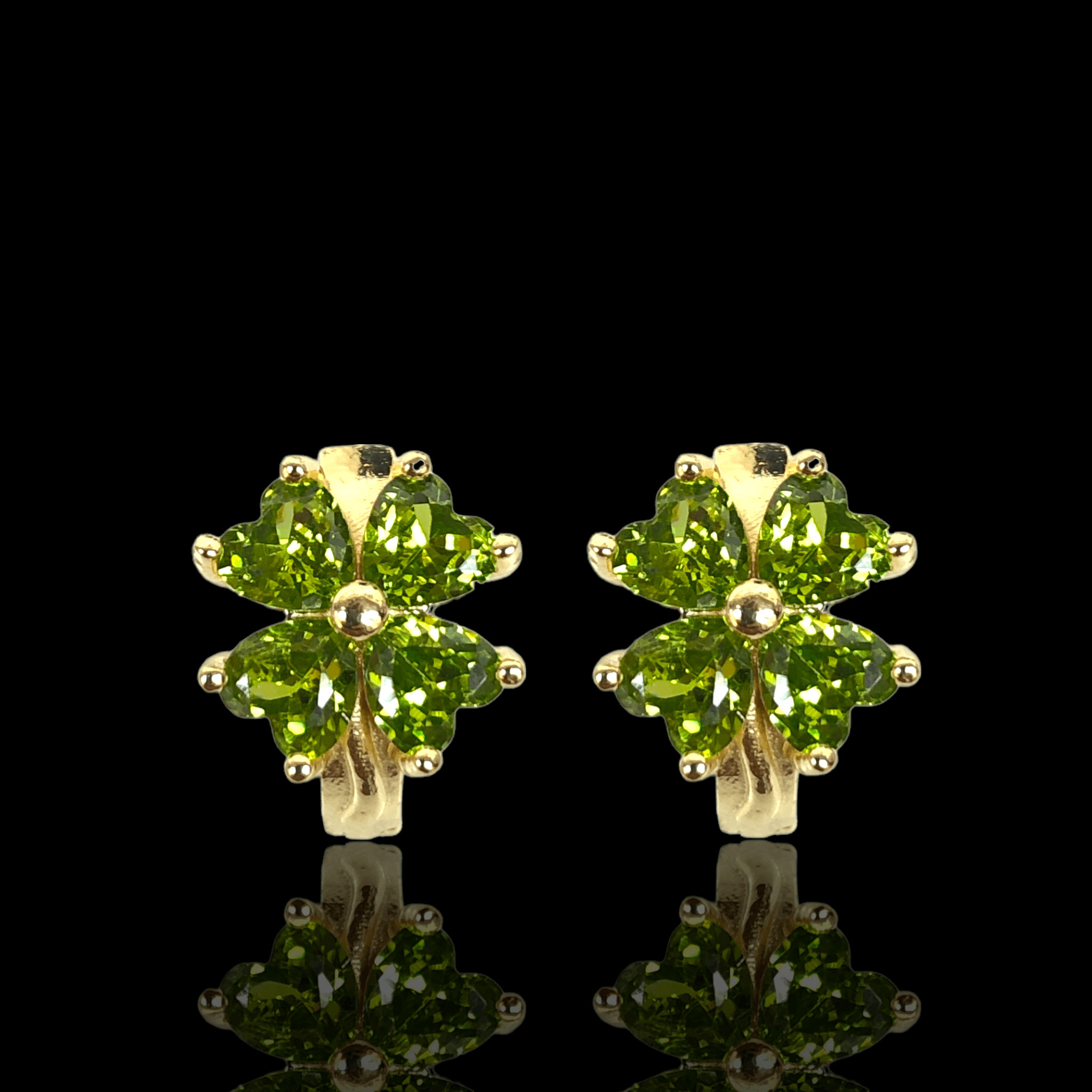 OLE 0317 -18K Gold Filled Oro Laminado EARRINGS - KUANIA