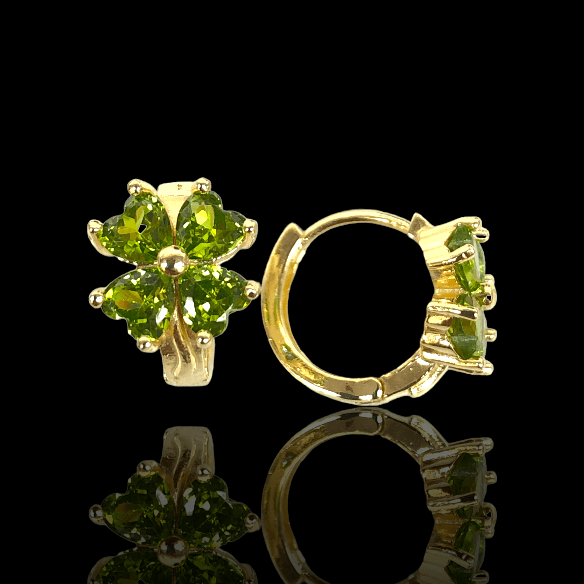 OLE 0317 -18K Gold Filled Oro Laminado EARRINGS - KUANIA