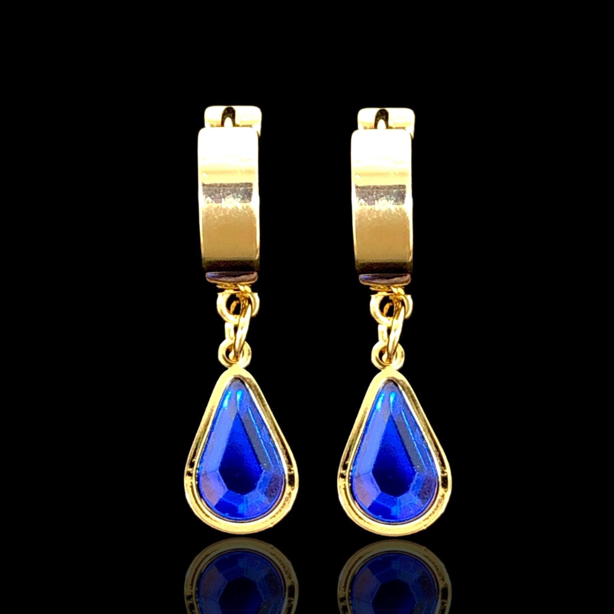 OLE 0344 -18K Gold Filled Oro Laminado EARRINGS, NEW - KUANIA