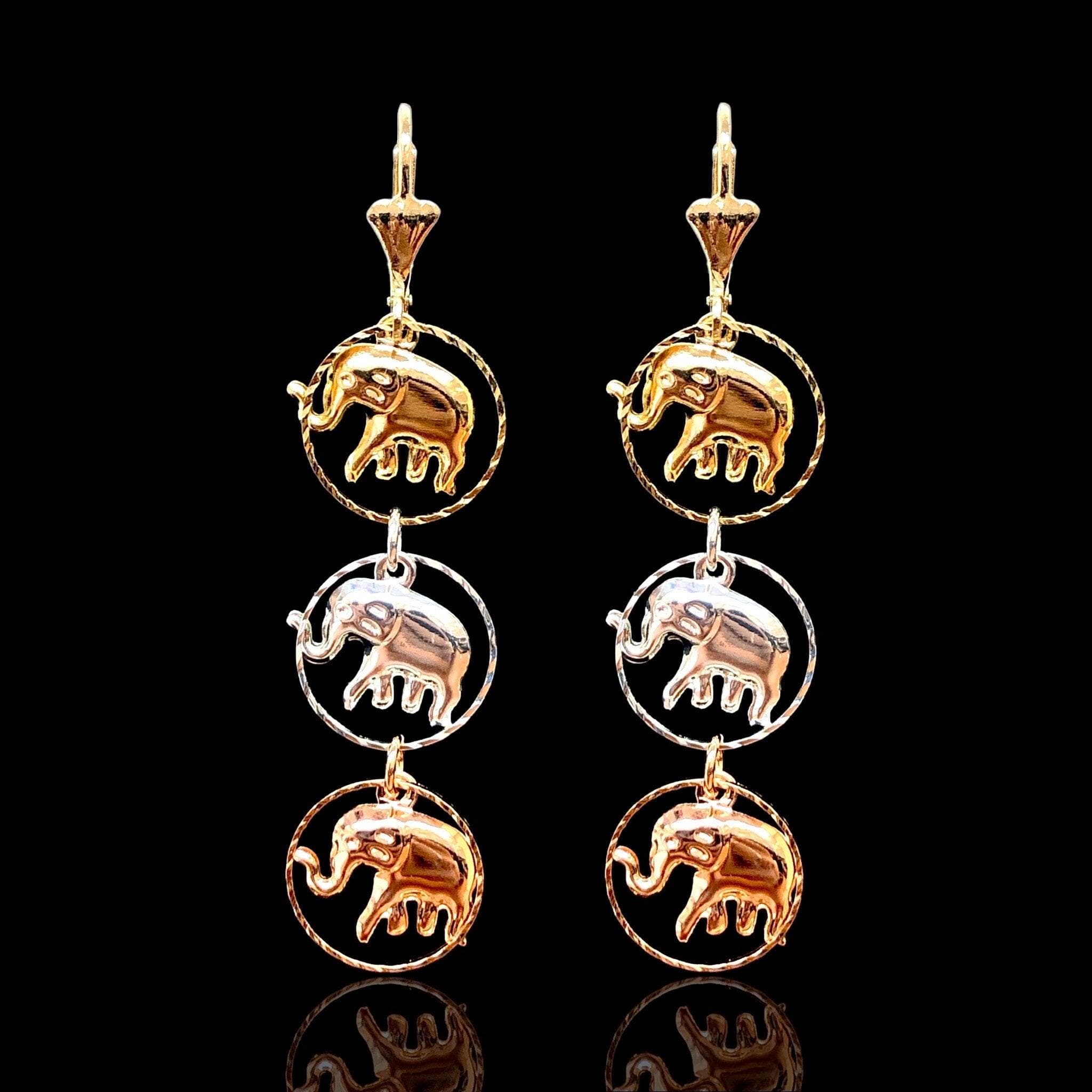 OLE 0360 -18K Gold Filled Oro Laminado EARRINGS - KUANIA