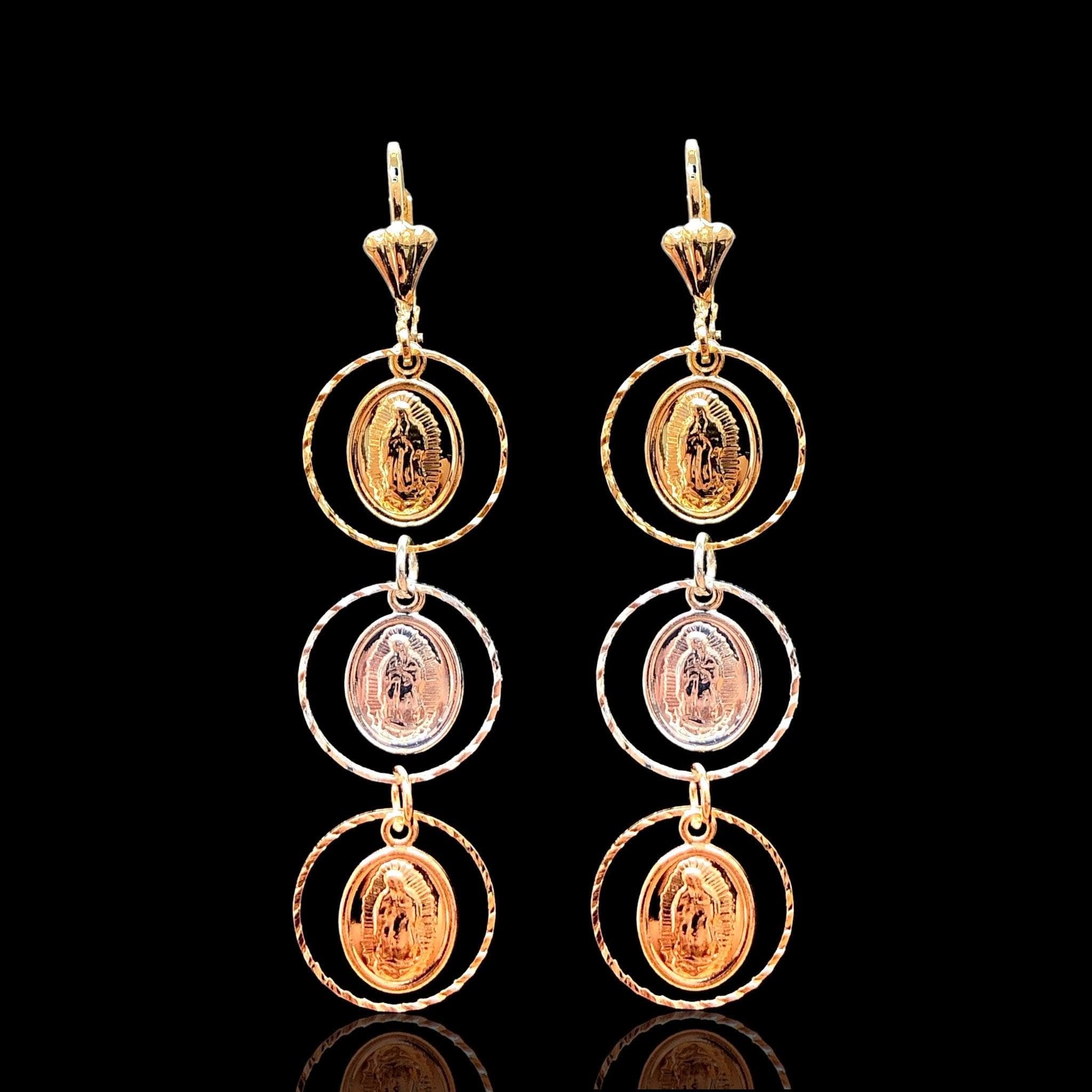 OLE 0361 -18K Gold Filled Oro Laminado EARRINGS - KUANIA