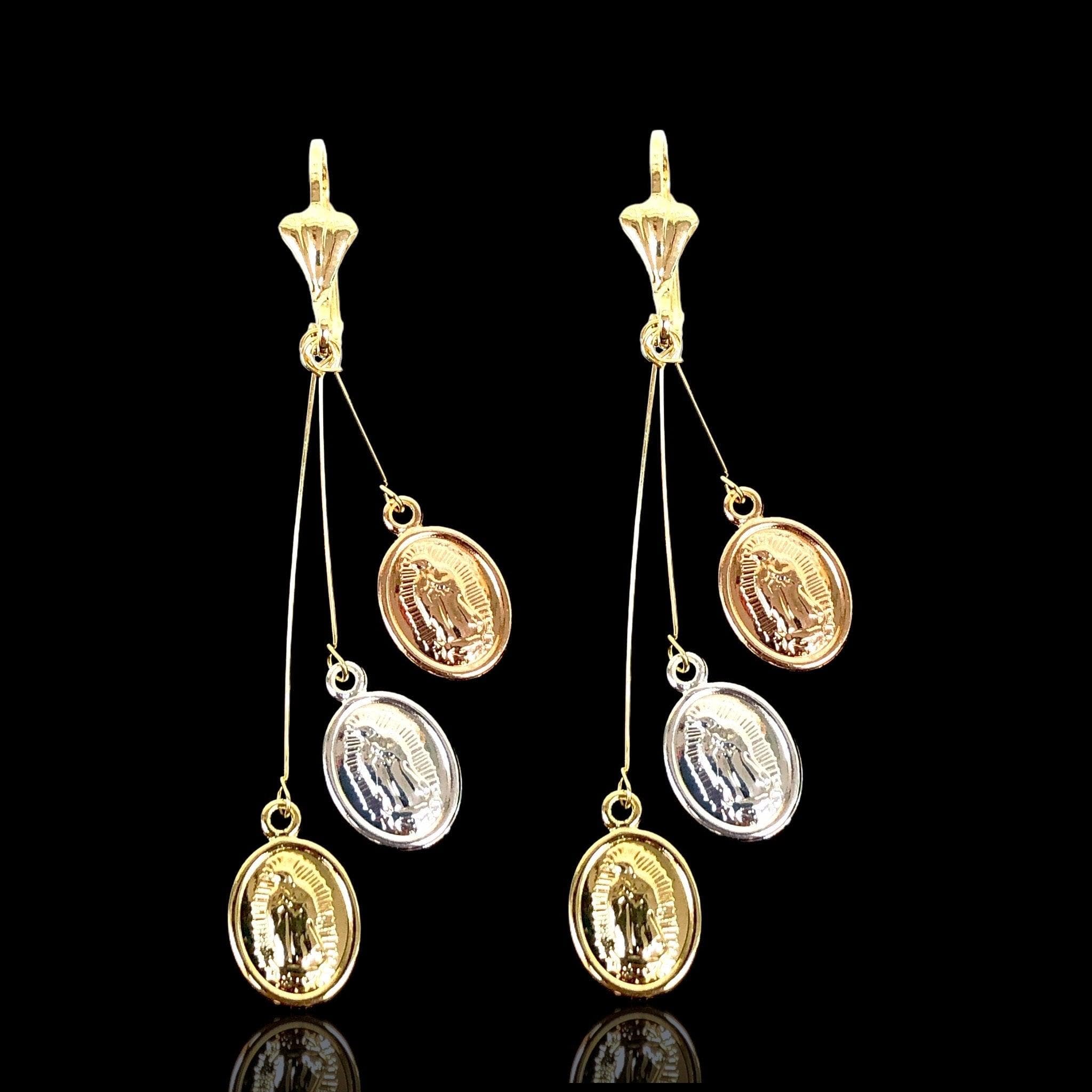 OLE 0363 -18K Gold Filled Oro Laminado EARRINGS - KUANIA