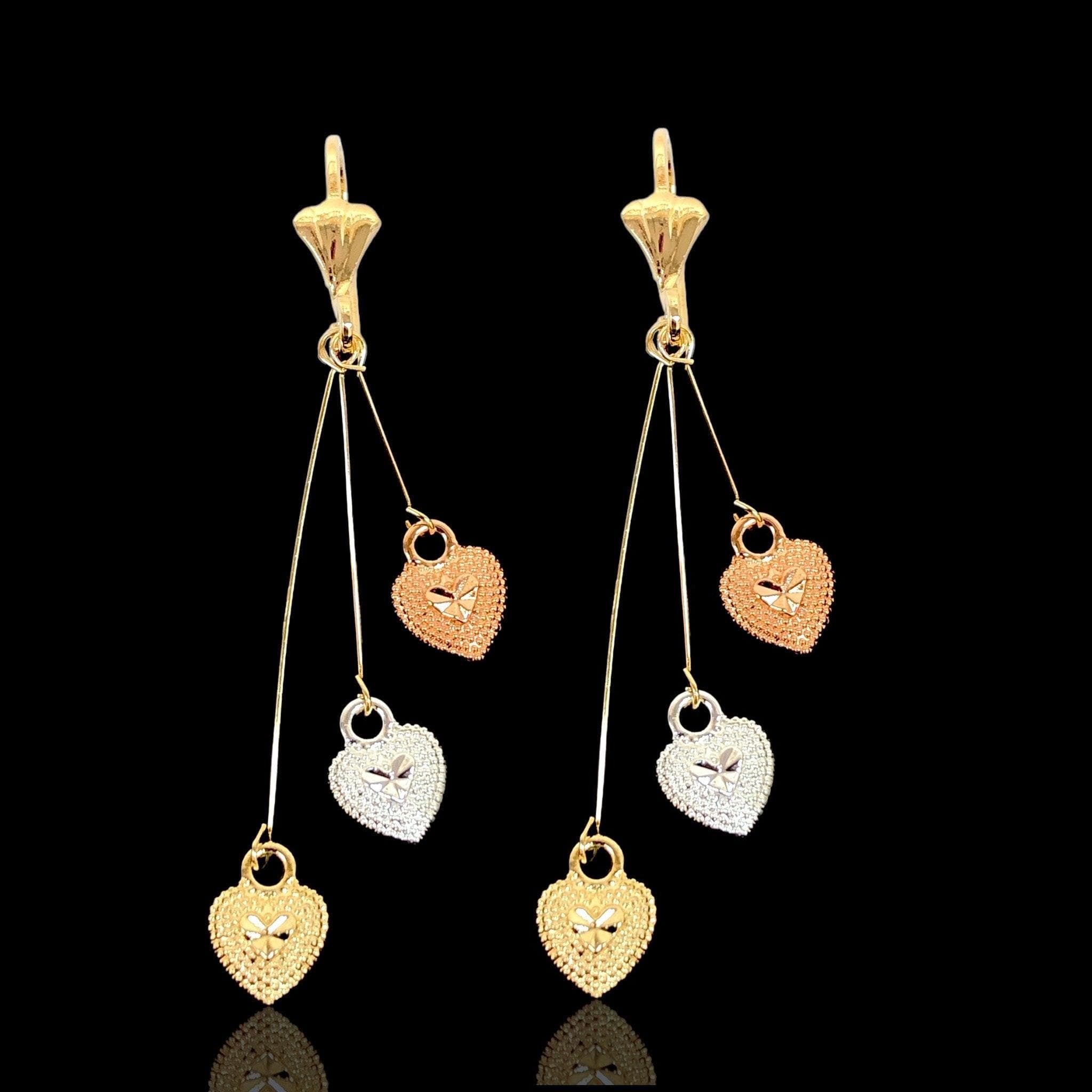 OLE 0366 -18K Gold Filled Oro Laminado EARRINGS - KUANIA