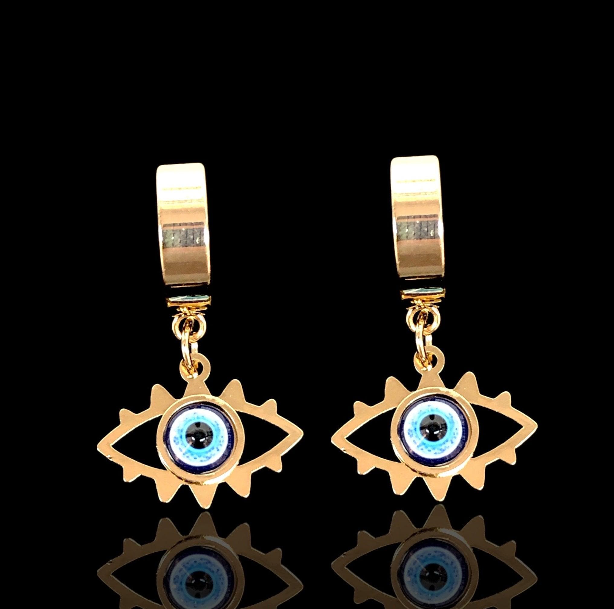 OLE 0367 -18K Gold Filled Oro Laminado EARRINGS, NEW - KUANIA