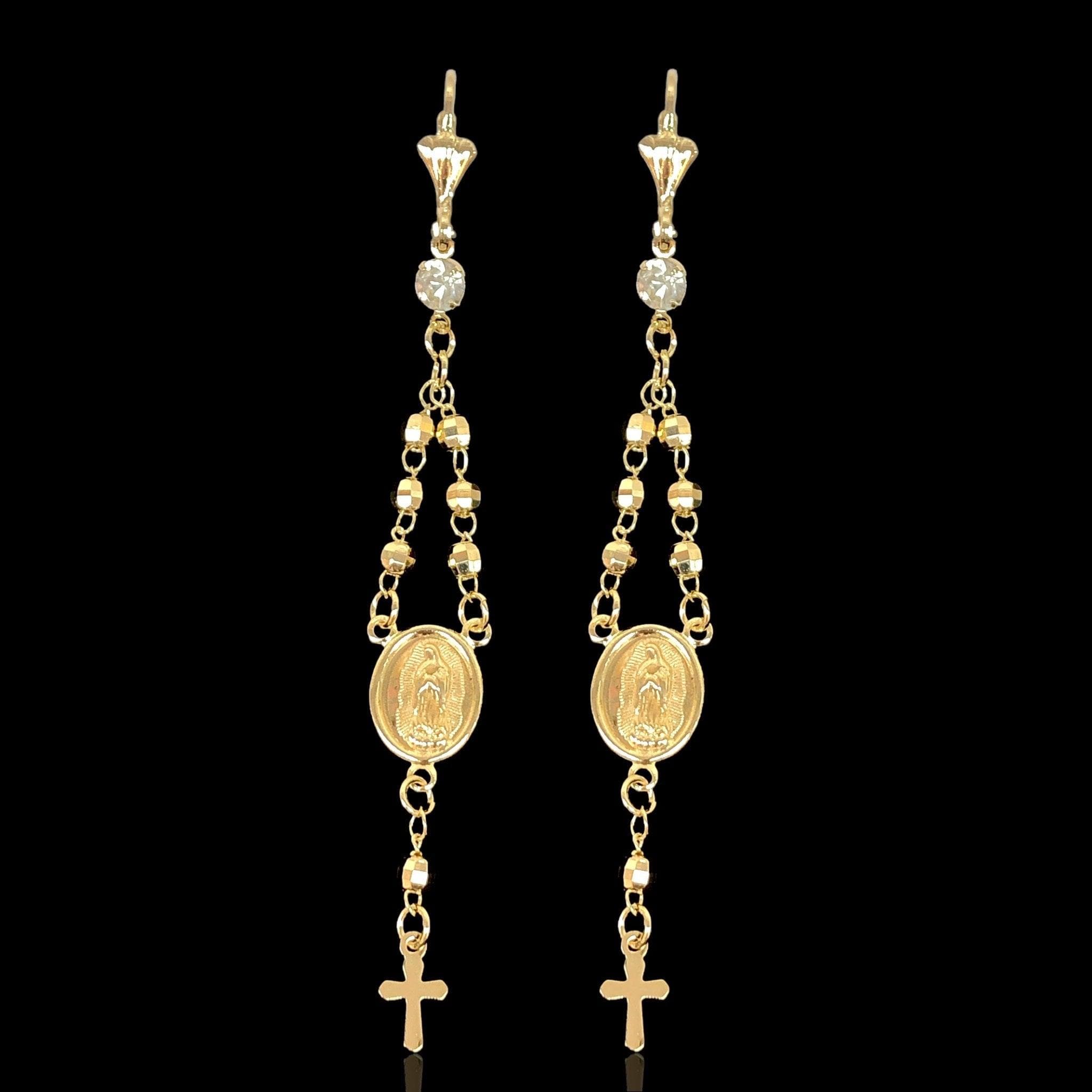 OLE 0374 -18K Gold Filled Oro Laminado EARRINGS - KUANIA