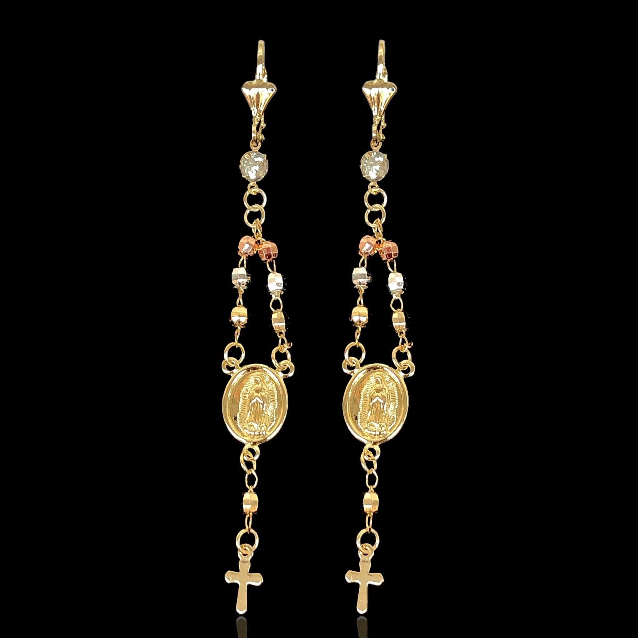 OLE 0374 -18K Gold Filled Oro Laminado EARRINGS - KUANIA