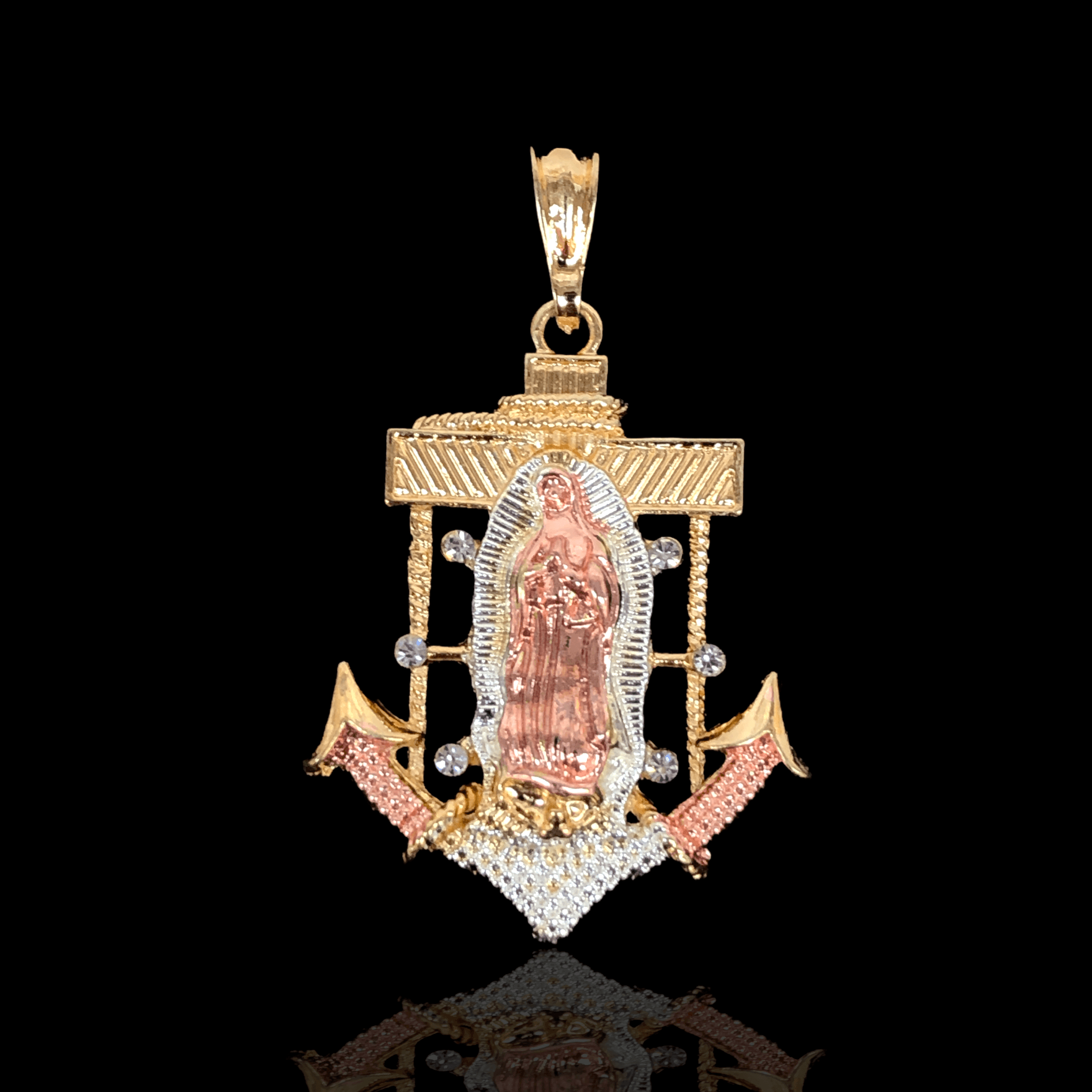 OLP 0016 -18K Gold Filled Oro Laminado NEW, PENDANT - KUANIA