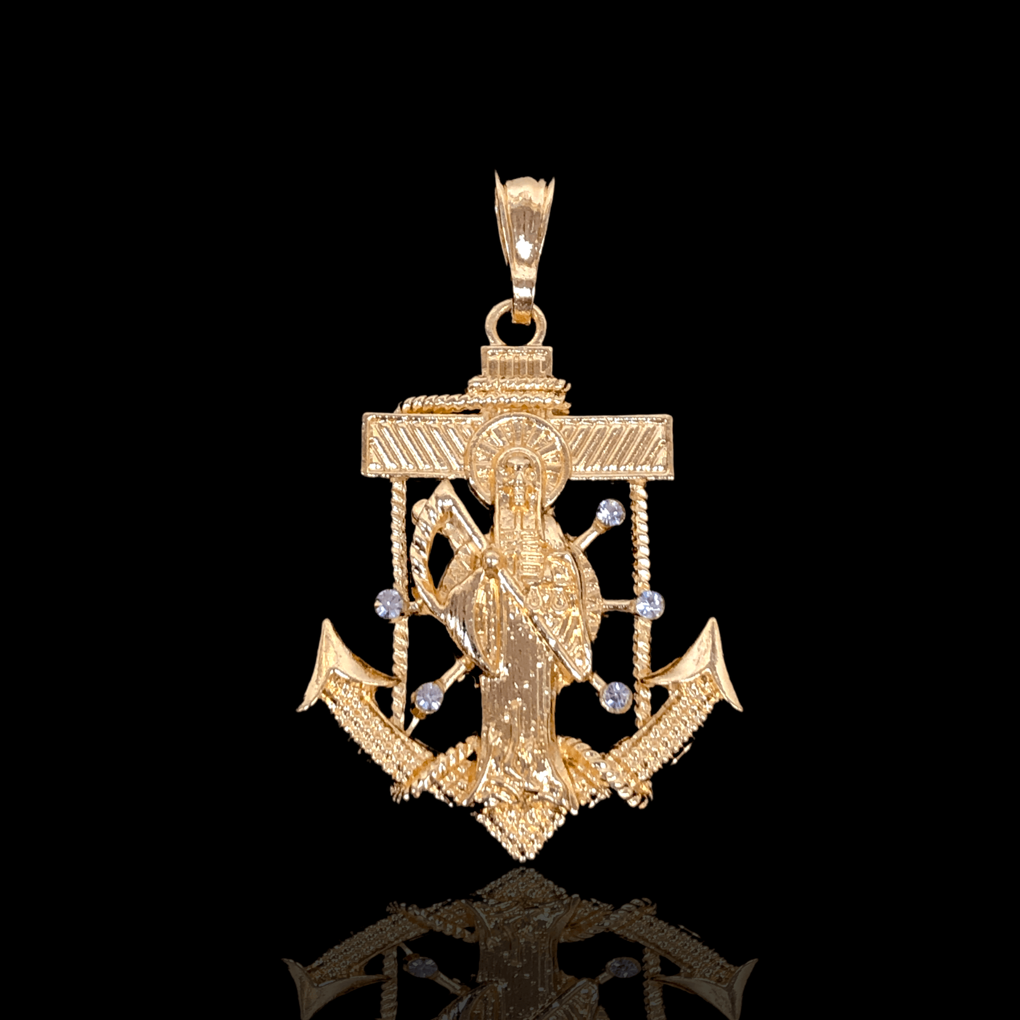 OLP 0050 -18K Gold Filled Oro Laminado NEW, PENDANT - KUANIA