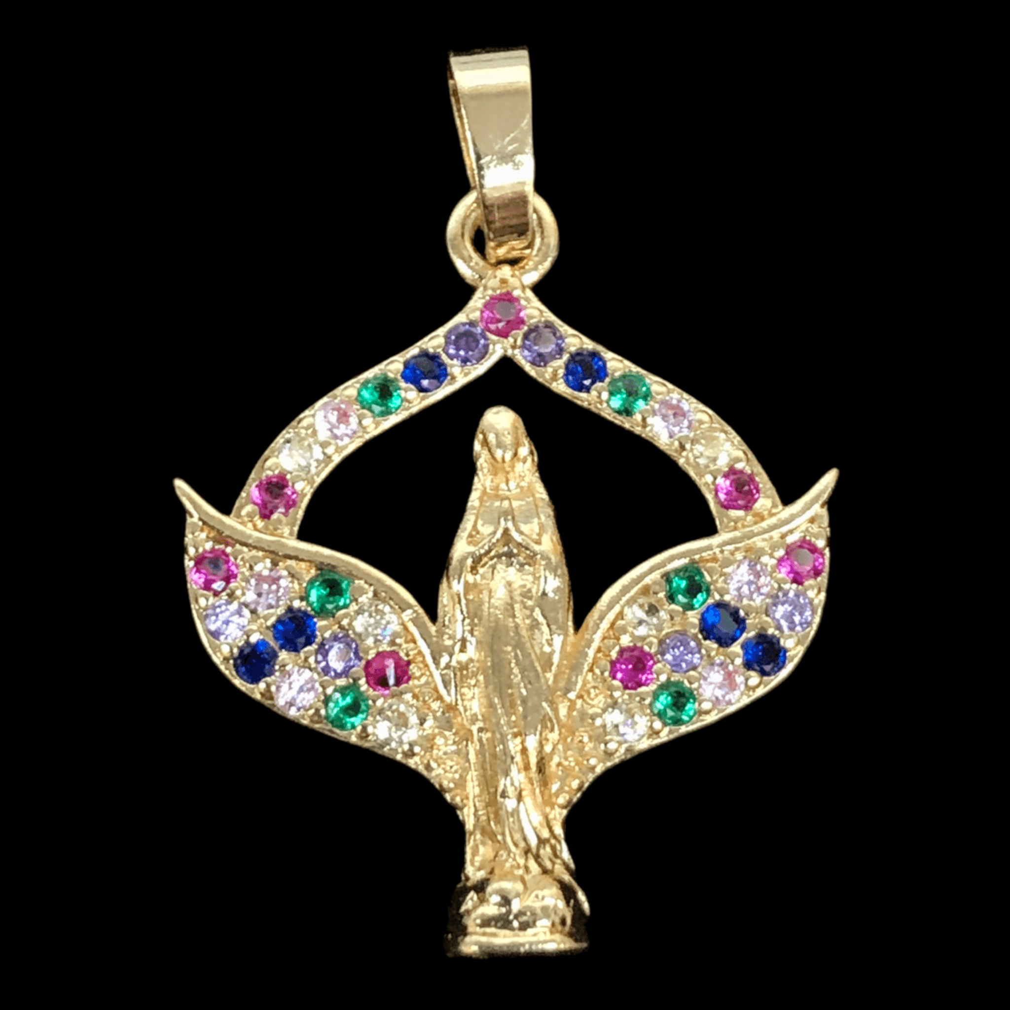 OLP 0227 -18K Gold Filled Oro Laminado NEW, PENDANT - KUANIA