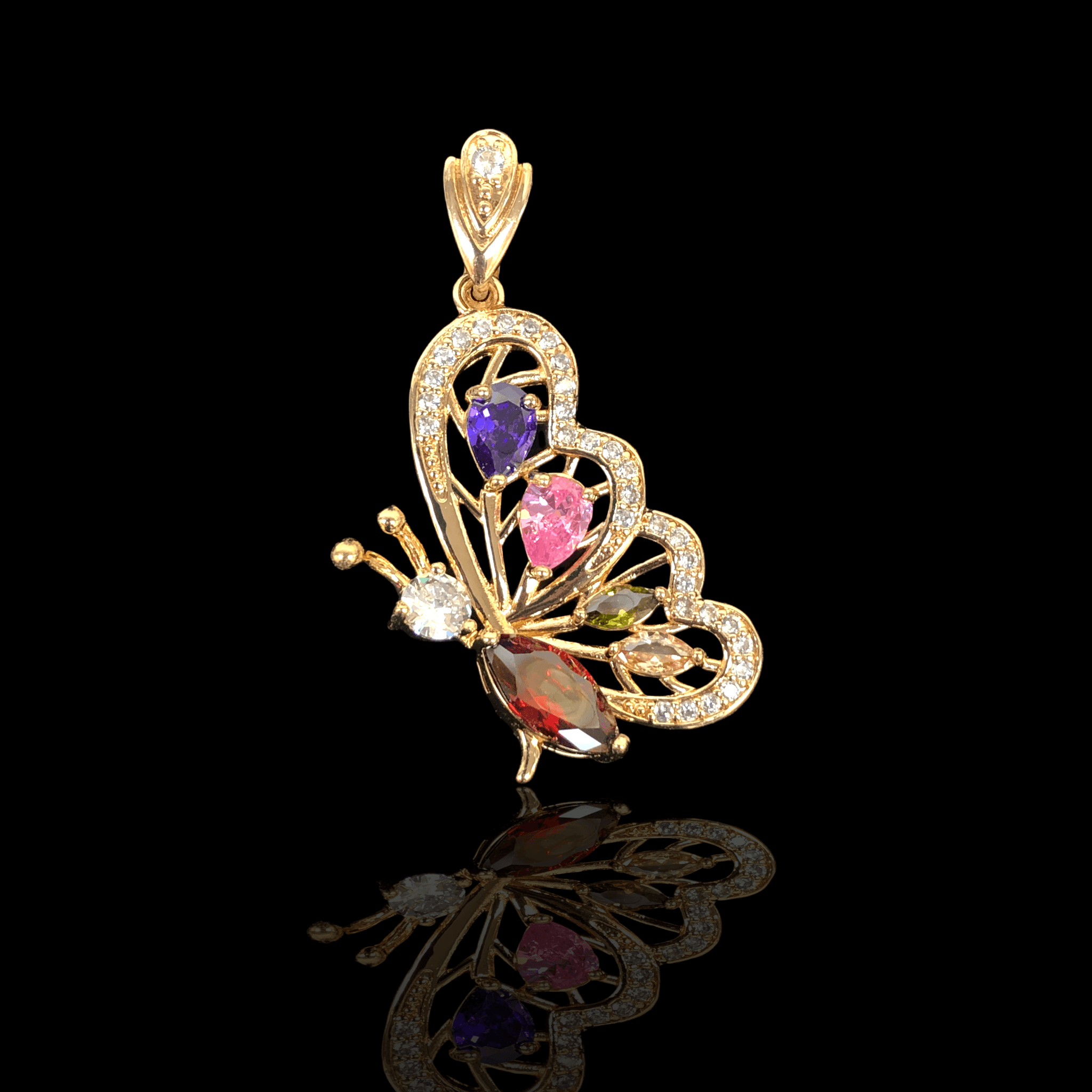OLP 0240 -18K Gold Filled Oro Laminado - KUANIA