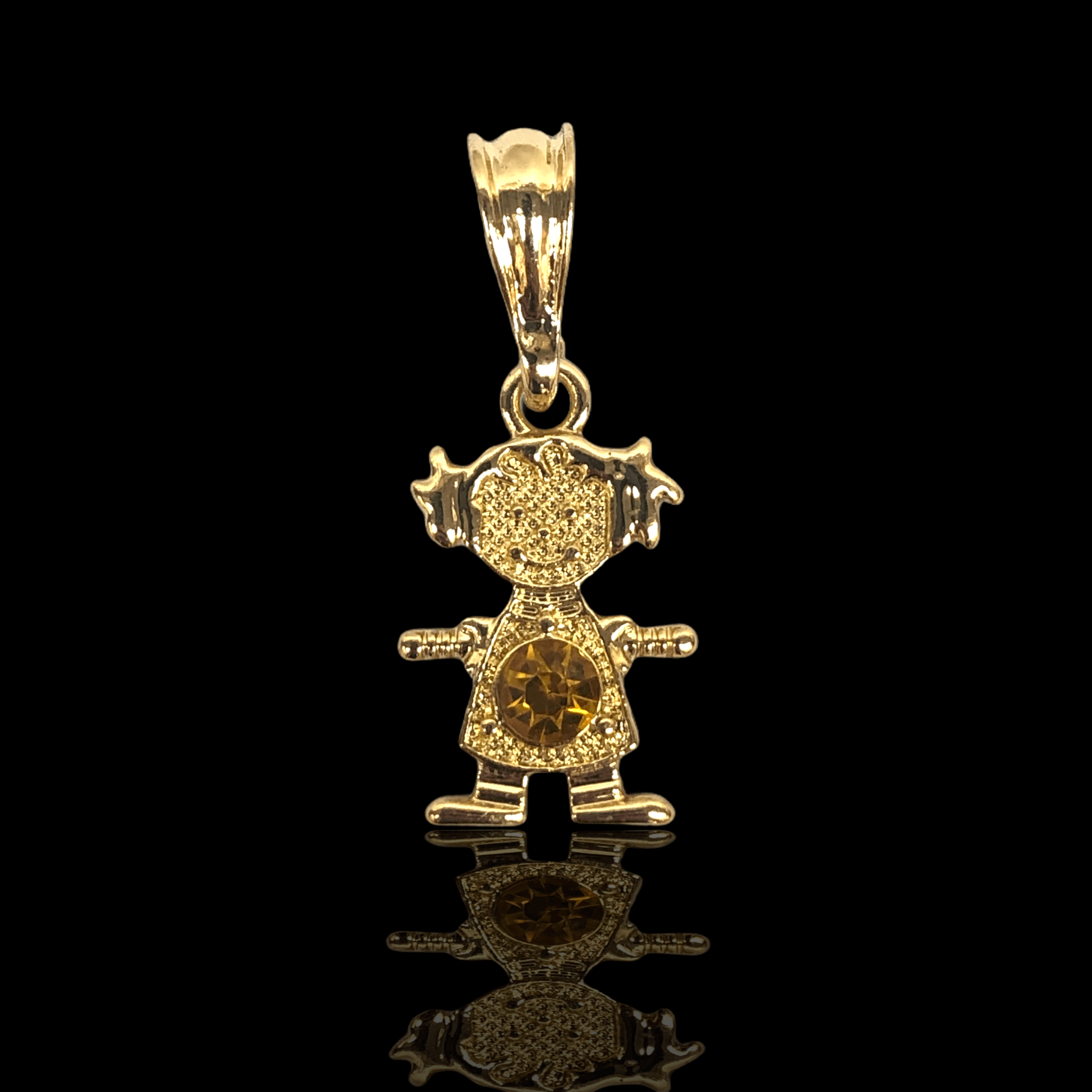 OLP 0245 -18K Gold Filled Oro Laminado NEW, PENDANT - KUANIA