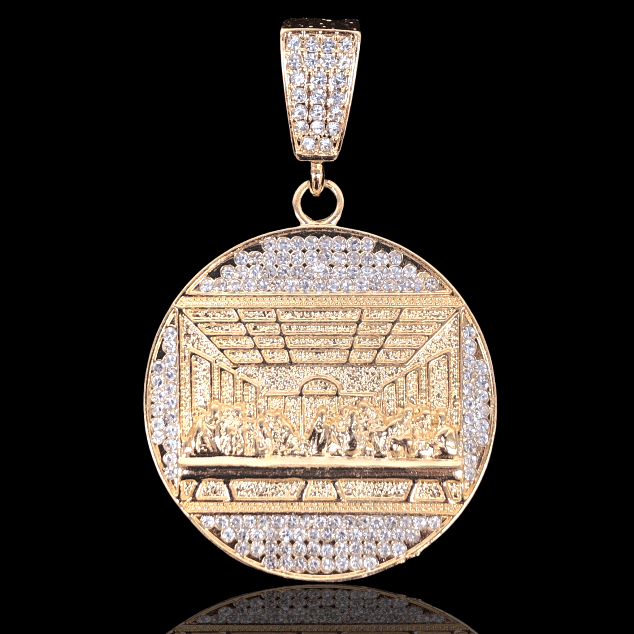 OLP 0256 -18K Gold Filled Oro Laminado NEW, PENDANT - KUANIA