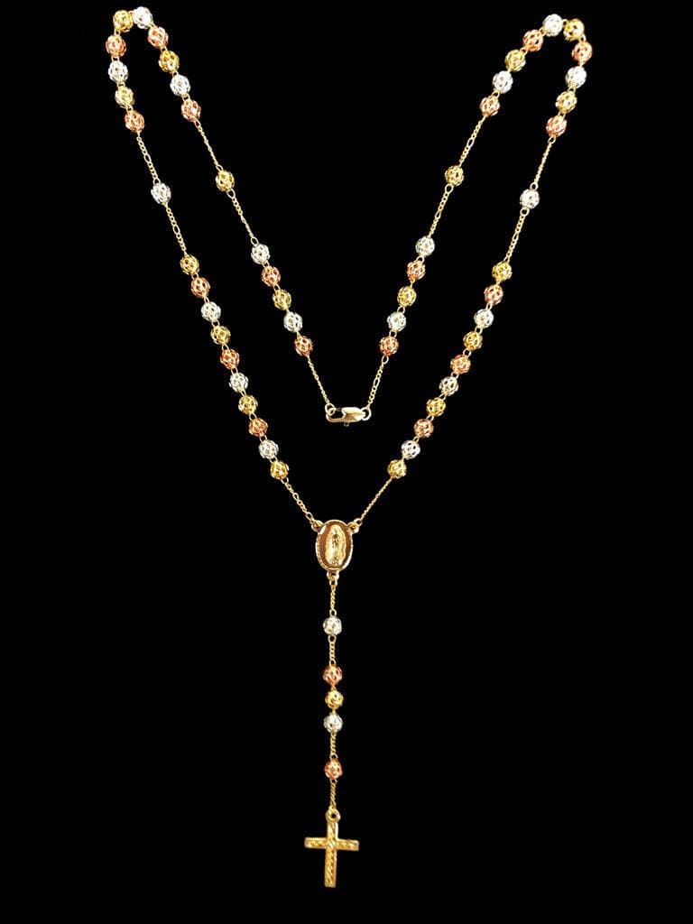 OLR 0001 -18K Gold Filled Oro Laminado ROSARY - KUANIA