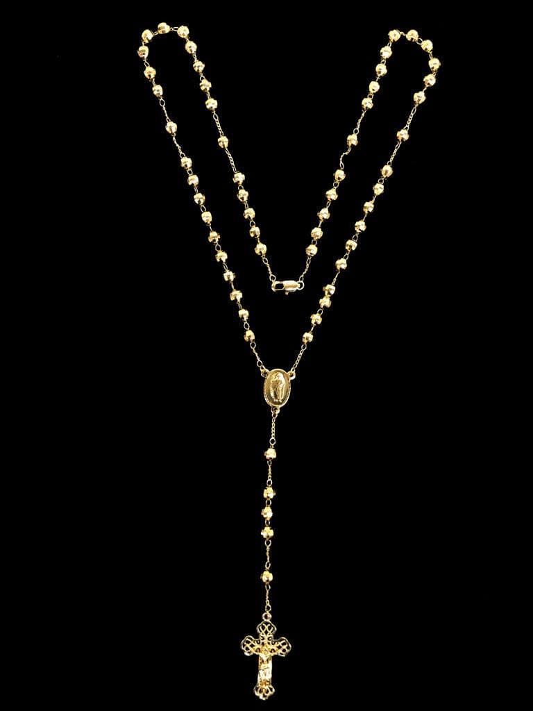 OLR 0009 -18K Gold Filled Oro Laminado ROSARY - KUANIA