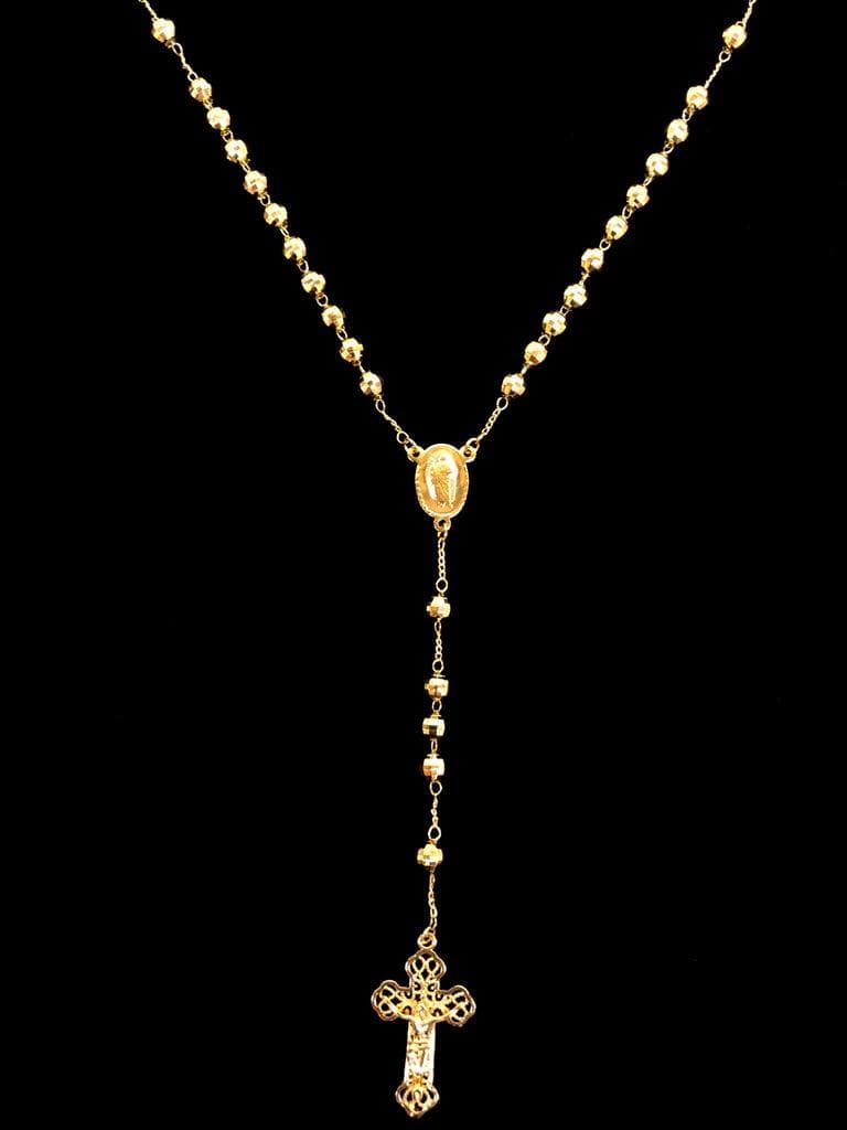 OLR 0009 -18K Gold Filled Oro Laminado ROSARY - KUANIA