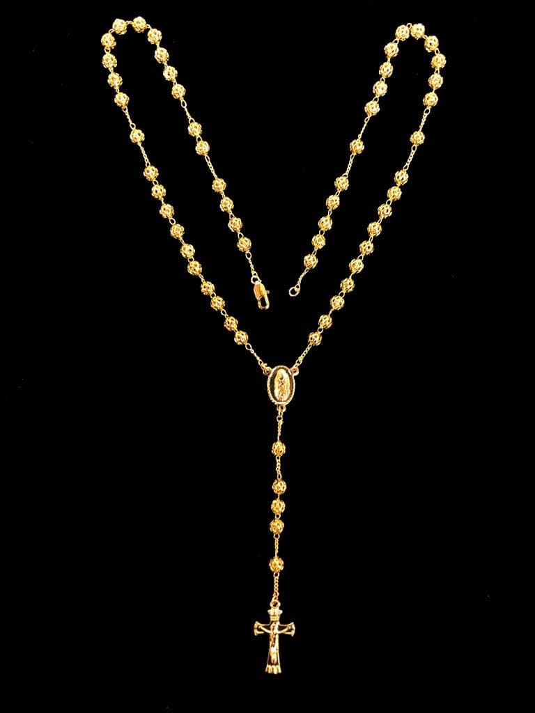 OLR 0011 -18K Gold Filled Oro Laminado ROSARY - KUANIA