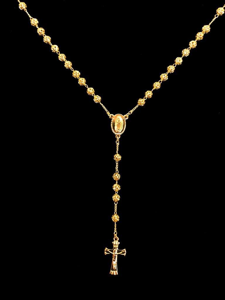 OLR 0011 -18K Gold Filled Oro Laminado ROSARY - KUANIA