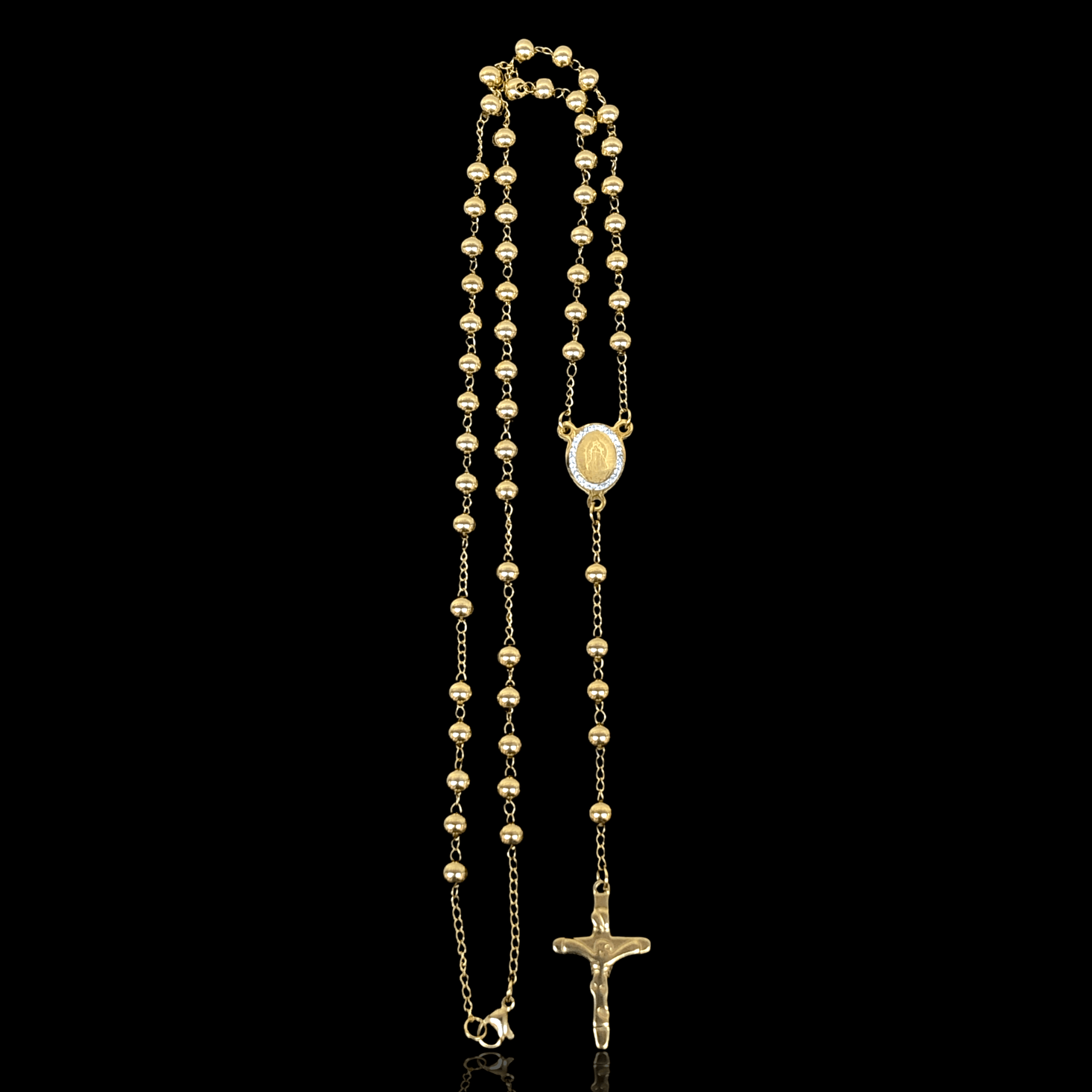 OLR 0023 -18K Gold Filled Oro Laminado ROSARY - KUANIA