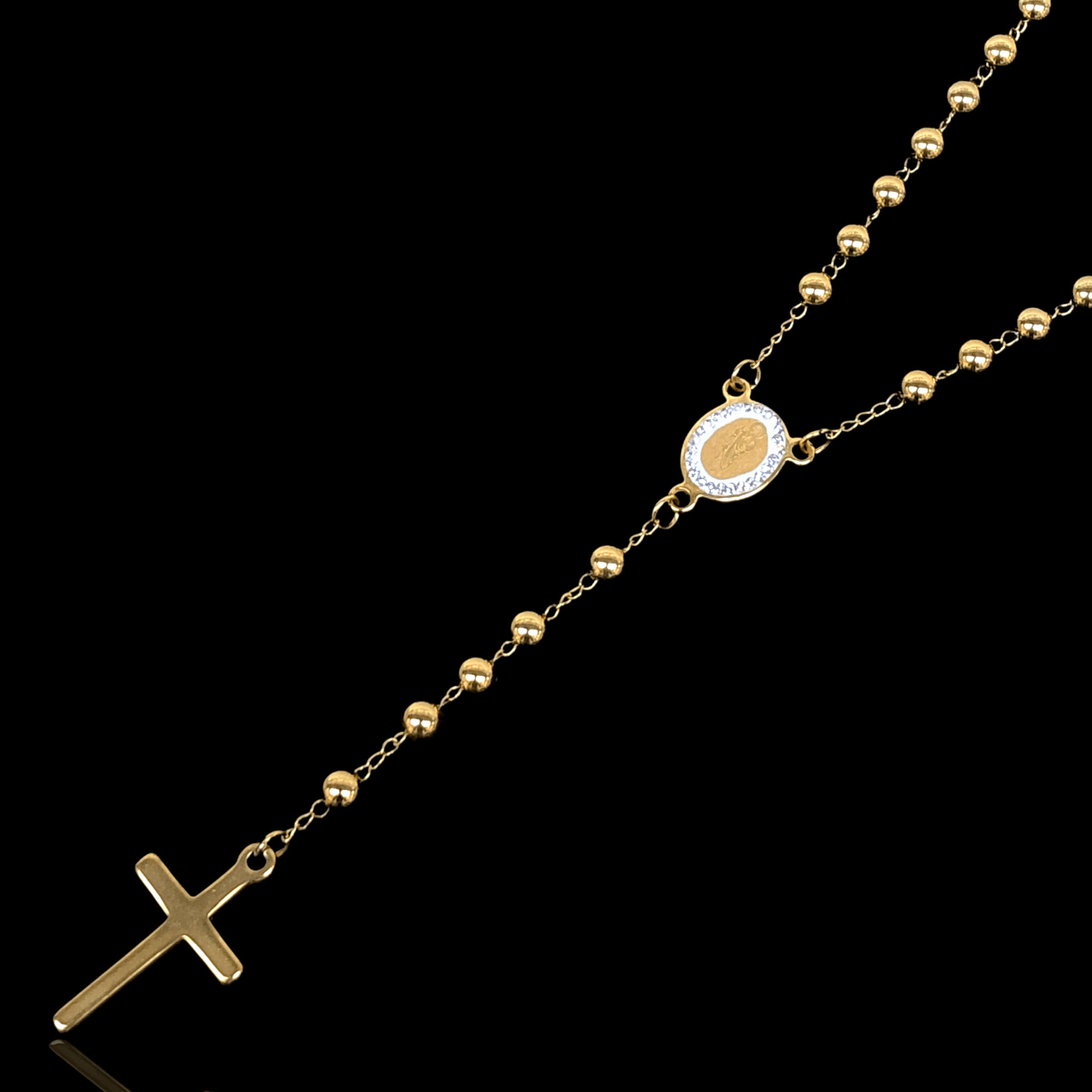 OLR 0023 -18K Gold Filled Oro Laminado ROSARY - KUANIA