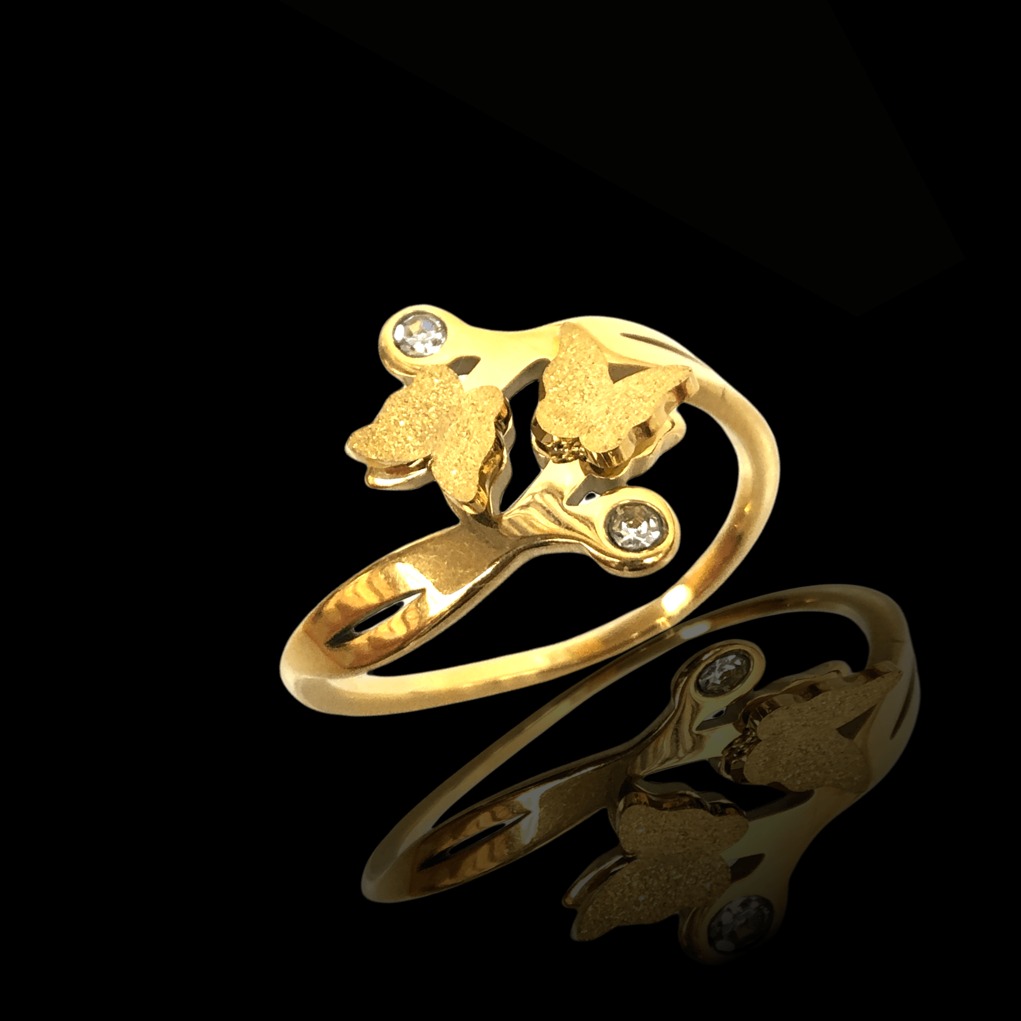 OLRA 0013 -18K Gold Filled Oro Laminado NEW, RING - KUANIA