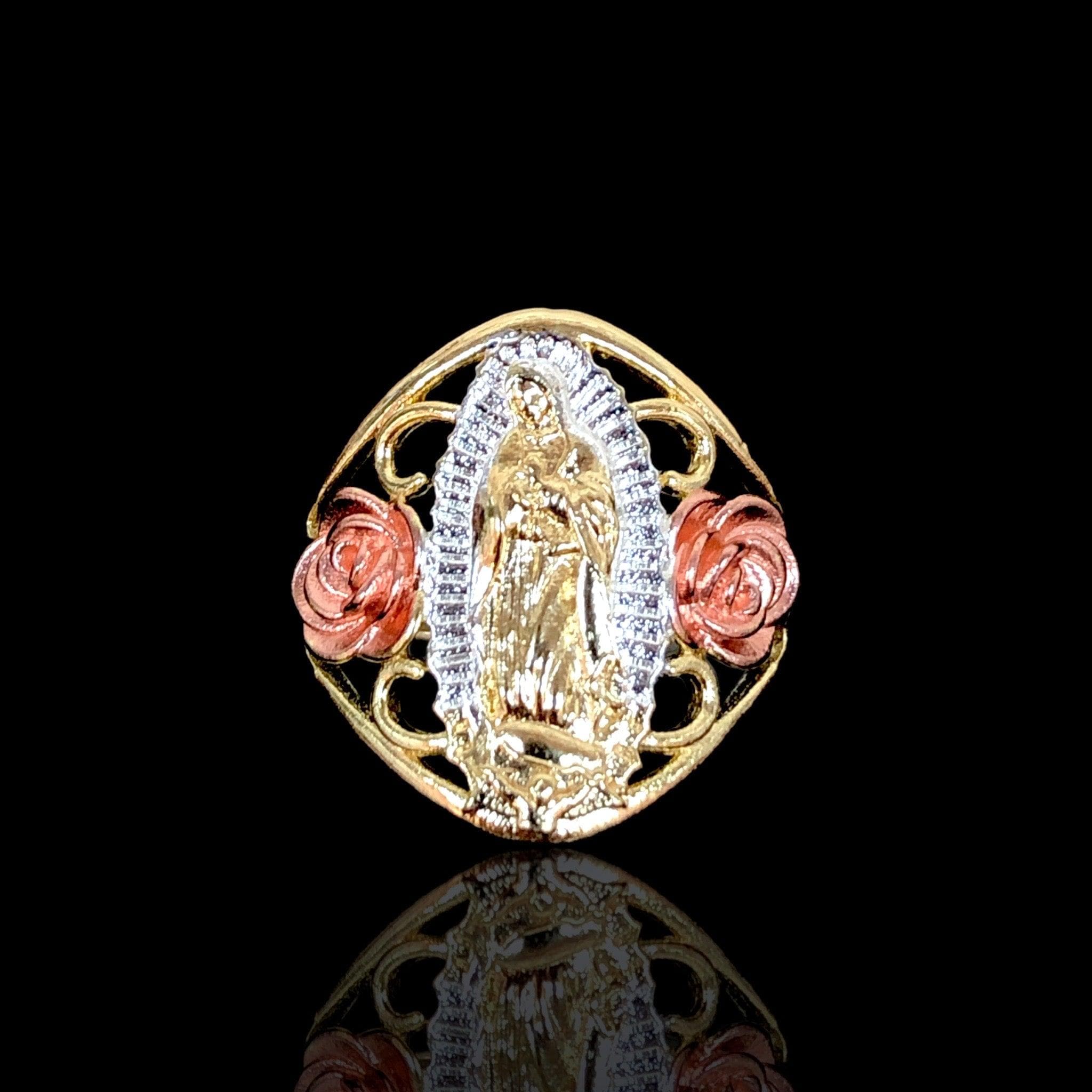 18K Gold Filled Tri-color Guadalupe Ring
