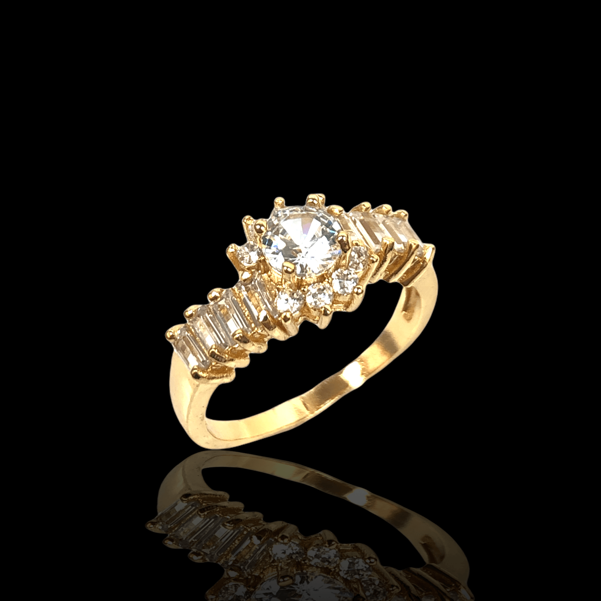 OLRA 0018 -18K Gold Filled Oro Laminado NEW, RING - KUANIA